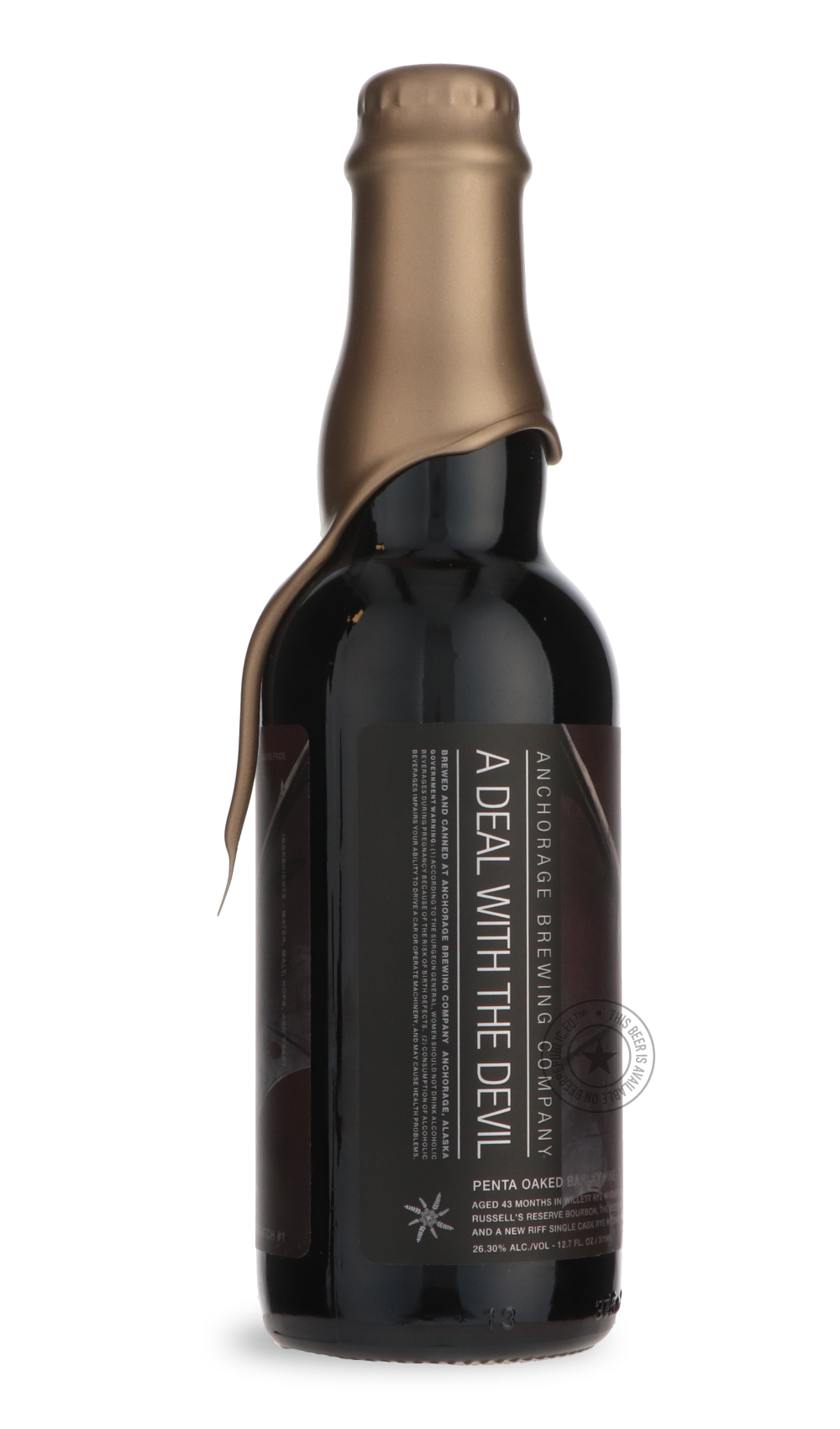 Anchorage- A Deal With the Devil Penta Oaked Batch #1-Brown & Dark- Only @ Beer Republic - The best online beer store for American & Canadian craft beer - Buy beer online from the USA and Canada - Bier online kopen - Amerikaans bier kopen - Craft beer store - Craft beer kopen - Amerikanisch bier kaufen - Bier online kaufen - Acheter biere online - IPA - Stout - Porter - New England IPA - Hazy IPA - Imperial Stout - Barrel Aged - Barrel Aged Imperial Stout - Brown - Dark beer - Blond - Blonde - Pilsner - Lag