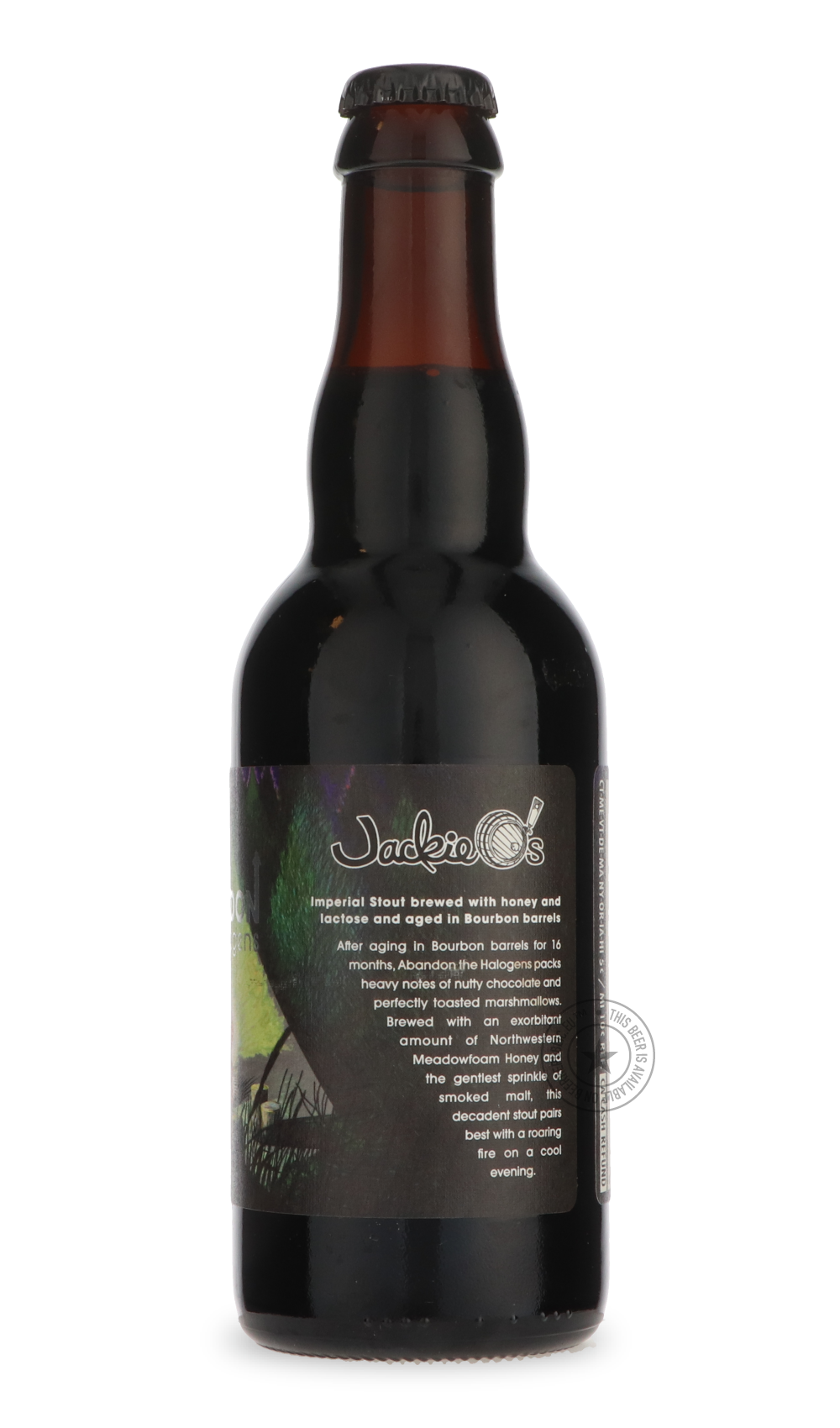 Jackie O's- Abandon The Halogens-Stout & Porter- Only @ Beer Republic - The best online beer store for American & Canadian craft beer - Buy beer online from the USA and Canada - Bier online kopen - Amerikaans bier kopen - Craft beer store - Craft beer kopen - Amerikanisch bier kaufen - Bier online kaufen - Acheter biere online - IPA - Stout - Porter - New England IPA - Hazy IPA - Imperial Stout - Barrel Aged - Barrel Aged Imperial Stout - Brown - Dark beer - Blond - Blonde - Pilsner - Lager - Wheat - Weizen