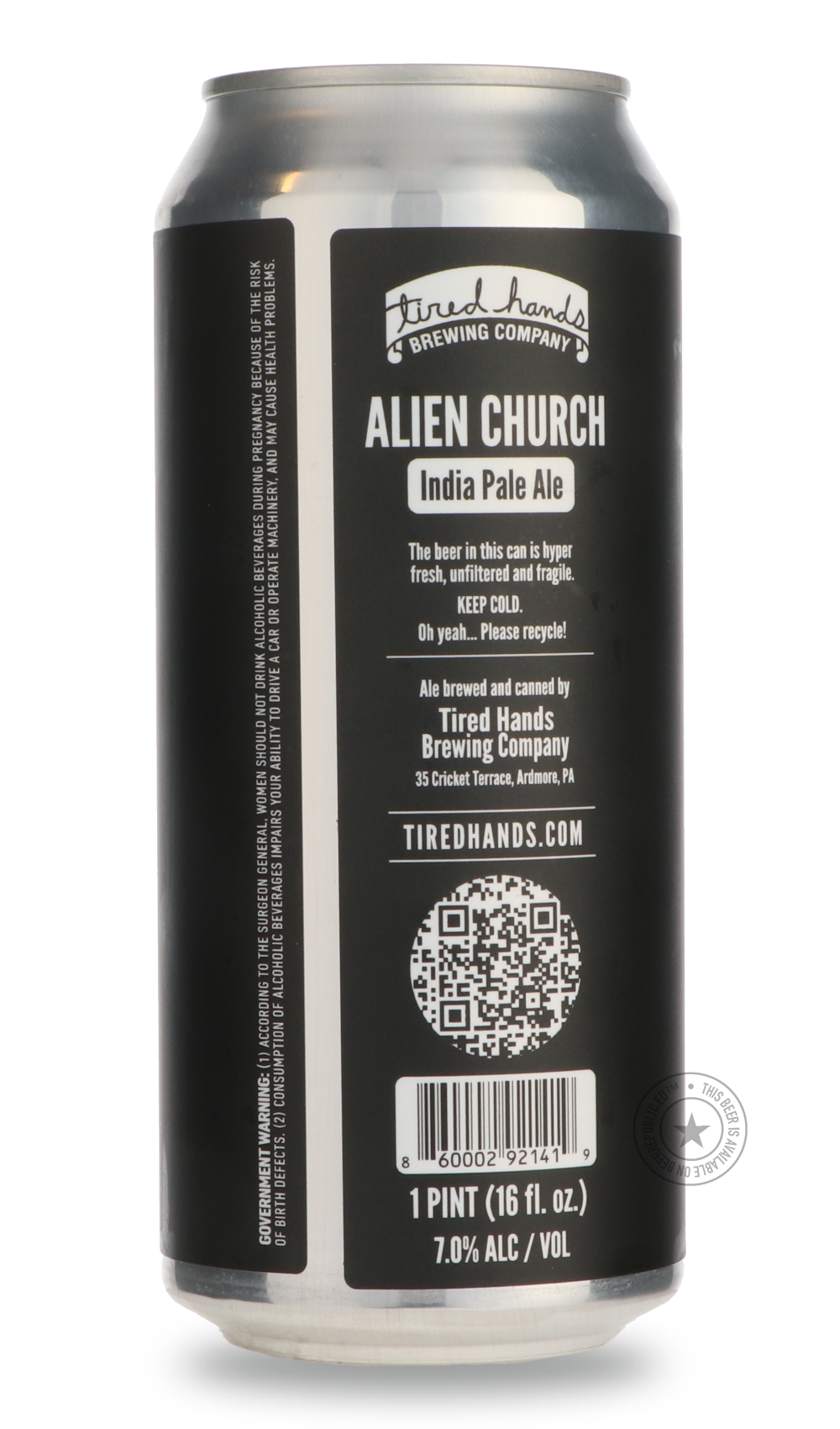 -Tired Hands- Alien Church-IPA- Only @ Beer Republic - The best online beer store for American & Canadian craft beer - Buy beer online from the USA and Canada - Bier online kopen - Amerikaans bier kopen - Craft beer store - Craft beer kopen - Amerikanisch bier kaufen - Bier online kaufen - Acheter biere online - IPA - Stout - Porter - New England IPA - Hazy IPA - Imperial Stout - Barrel Aged - Barrel Aged Imperial Stout - Brown - Dark beer - Blond - Blonde - Pilsner - Lager - Wheat - Weizen - Amber - Barley