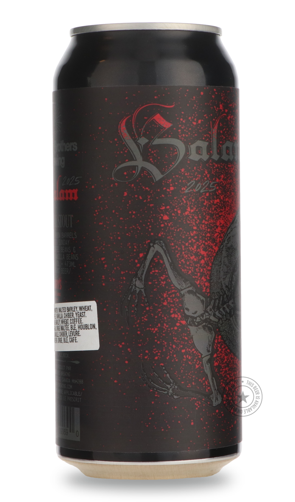 Blood Brothers- Balam Larry's-Stout & Porter- Only @ Beer Republic - The best online beer store for American & Canadian craft beer - Buy beer online from the USA and Canada - Bier online kopen - Amerikaans bier kopen - Craft beer store - Craft beer kopen - Amerikanisch bier kaufen - Bier online kaufen - Acheter biere online - IPA - Stout - Porter - New England IPA - Hazy IPA - Imperial Stout - Barrel Aged - Barrel Aged Imperial Stout - Brown - Dark beer - Blond - Blonde - Pilsner - Lager - Wheat - Weizen -
