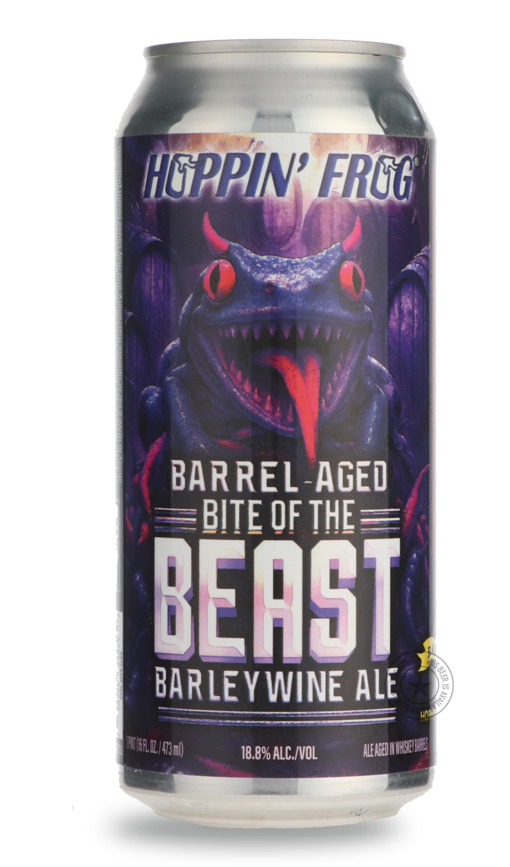 Hoppin' Frog- Barrel-Aged Bite of the Beast-Brown & Dark- Only @ Beer Republic - The best online beer store for American & Canadian craft beer - Buy beer online from the USA and Canada - Bier online kopen - Amerikaans bier kopen - Craft beer store - Craft beer kopen - Amerikanisch bier kaufen - Bier online kaufen - Acheter biere online - IPA - Stout - Porter - New England IPA - Hazy IPA - Imperial Stout - Barrel Aged - Barrel Aged Imperial Stout - Brown - Dark beer - Blond - Blonde - Pilsner - Lager - Wheat