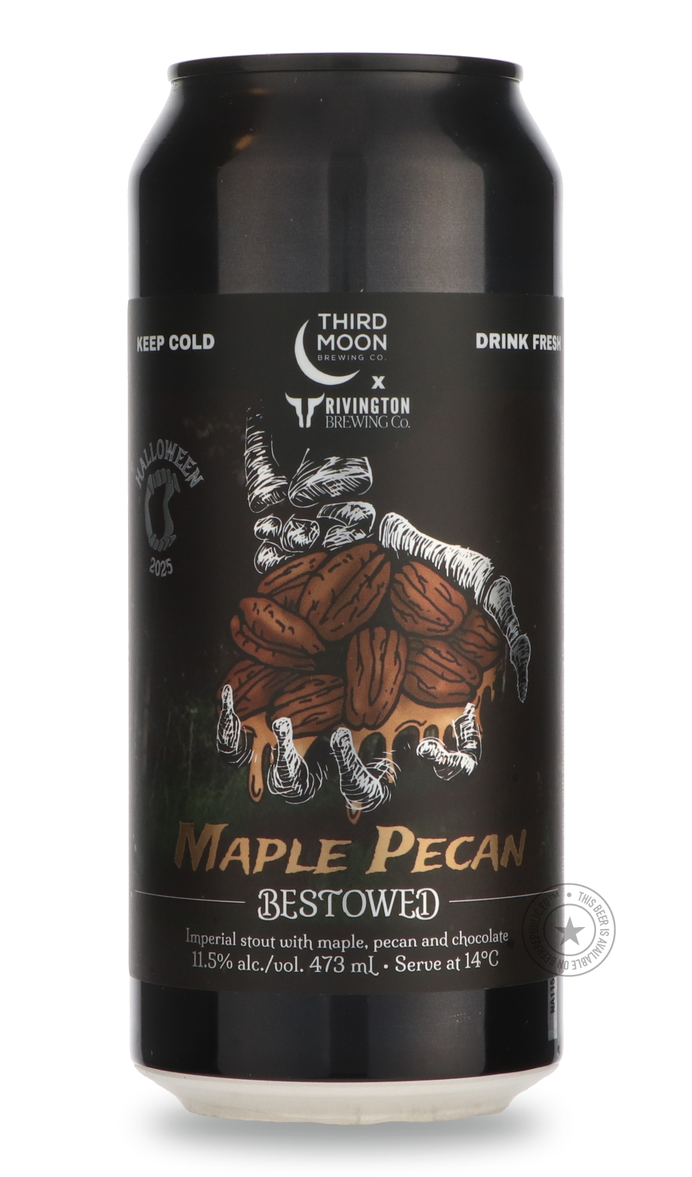 -Third Moon- Bestowed Maple Pecan / Rivington-Stout & Porter- Only @ Beer Republic - The best online beer store for American & Canadian craft beer - Buy beer online from the USA and Canada - Bier online kopen - Amerikaans bier kopen - Craft beer store - Craft beer kopen - Amerikanisch bier kaufen - Bier online kaufen - Acheter biere online - IPA - Stout - Porter - New England IPA - Hazy IPA - Imperial Stout - Barrel Aged - Barrel Aged Imperial Stout - Brown - Dark beer - Blond - Blonde - Pilsner - Lager - W