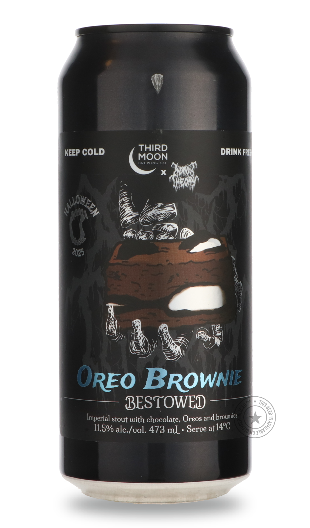 -Third Moon- Bestowed Oreo Brownie / Adroit Theory-Stout & Porter- Only @ Beer Republic - The best online beer store for American & Canadian craft beer - Buy beer online from the USA and Canada - Bier online kopen - Amerikaans bier kopen - Craft beer store - Craft beer kopen - Amerikanisch bier kaufen - Bier online kaufen - Acheter biere online - IPA - Stout - Porter - New England IPA - Hazy IPA - Imperial Stout - Barrel Aged - Barrel Aged Imperial Stout - Brown - Dark beer - Blond - Blonde - Pilsner - Lage