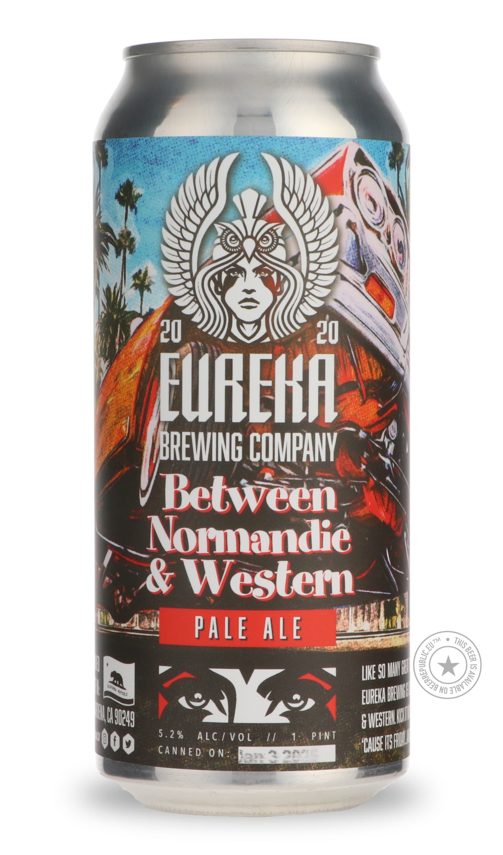 -Eureka- Between Normandie & Western-Pale- Only @ Beer Republic - The best online beer store for American & Canadian craft beer - Buy beer online from the USA and Canada - Bier online kopen - Amerikaans bier kopen - Craft beer store - Craft beer kopen - Amerikanisch bier kaufen - Bier online kaufen - Acheter biere online - IPA - Stout - Porter - New England IPA - Hazy IPA - Imperial Stout - Barrel Aged - Barrel Aged Imperial Stout - Brown - Dark beer - Blond - Blonde - Pilsner - Lager - Wheat - Weizen - Amb