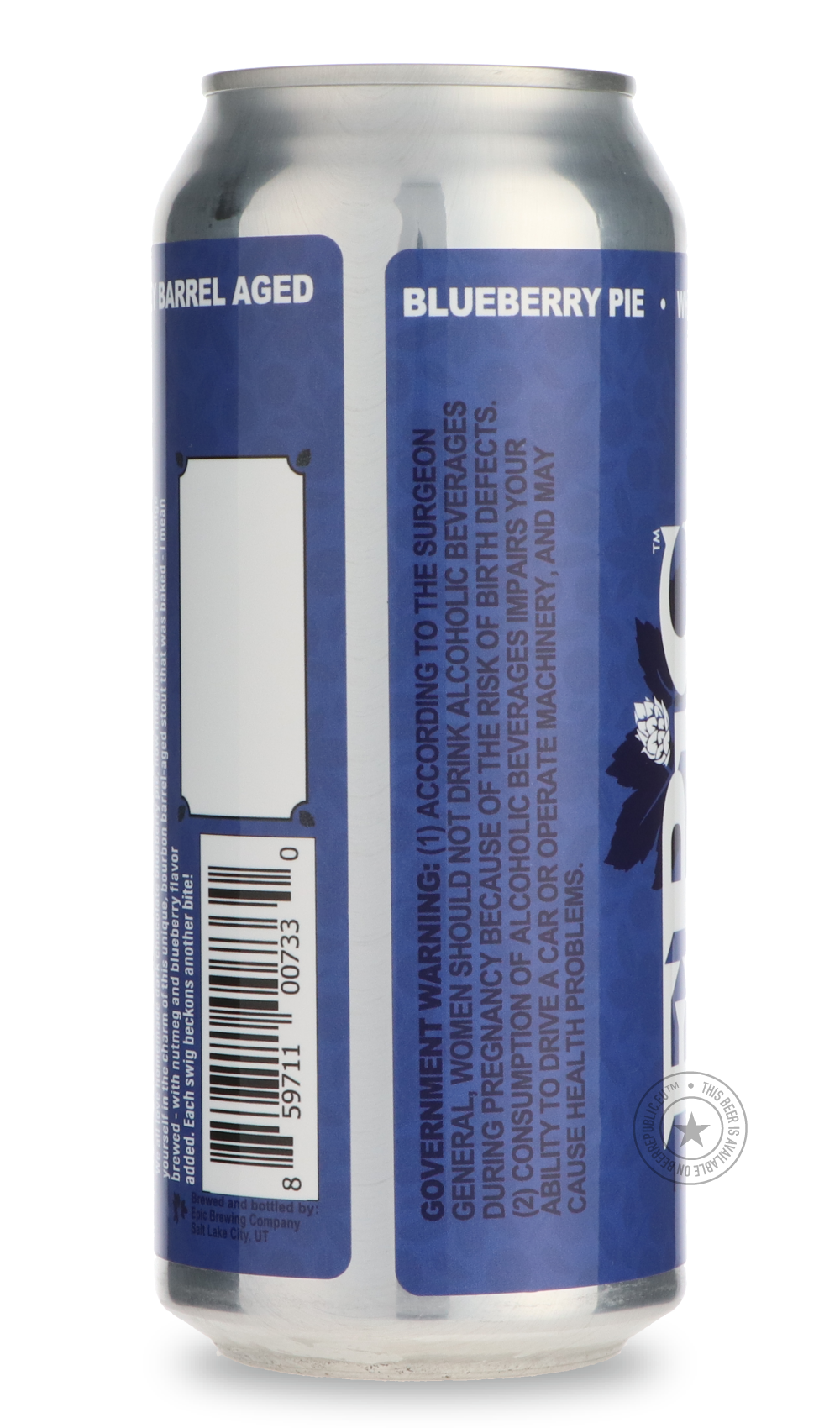 -Epic- Big Bad Baptist Blueberry Pie-Stout & Porter- Only @ Beer Republic - The best online beer store for American & Canadian craft beer - Buy beer online from the USA and Canada - Bier online kopen - Amerikaans bier kopen - Craft beer store - Craft beer kopen - Amerikanisch bier kaufen - Bier online kaufen - Acheter biere online - IPA - Stout - Porter - New England IPA - Hazy IPA - Imperial Stout - Barrel Aged - Barrel Aged Imperial Stout - Brown - Dark beer - Blond - Blonde - Pilsner - Lager - Wheat - We