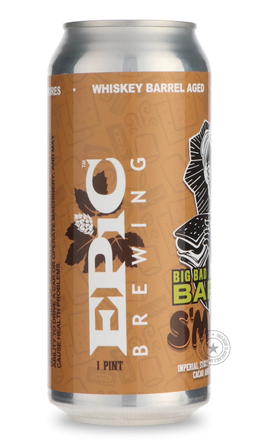 -Epic- Big Bad Baptist S’Mores-Stout & Porter- Only @ Beer Republic - The best online beer store for American & Canadian craft beer - Buy beer online from the USA and Canada - Bier online kopen - Amerikaans bier kopen - Craft beer store - Craft beer kopen - Amerikanisch bier kaufen - Bier online kaufen - Acheter biere online - IPA - Stout - Porter - New England IPA - Hazy IPA - Imperial Stout - Barrel Aged - Barrel Aged Imperial Stout - Brown - Dark beer - Blond - Blonde - Pilsner - Lager - Wheat - Weizen -