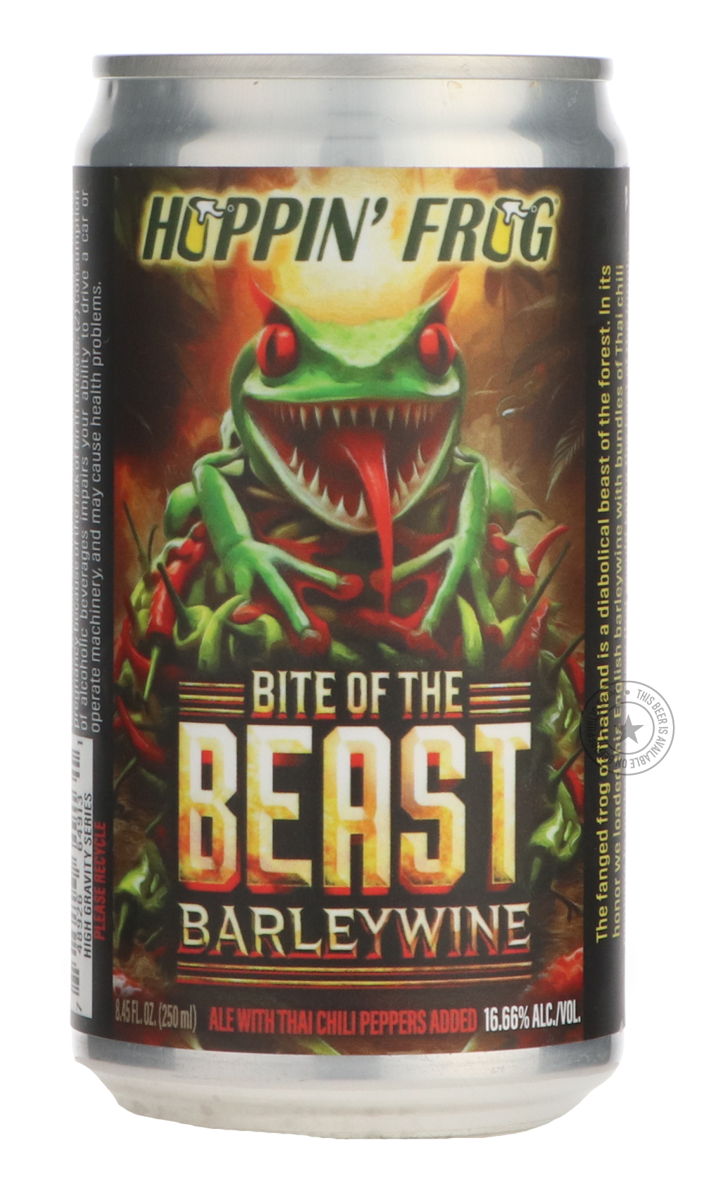 Hoppin' Frog- Bite of the Beast-Brown & Dark- Only @ Beer Republic - The best online beer store for American & Canadian craft beer - Buy beer online from the USA and Canada - Bier online kopen - Amerikaans bier kopen - Craft beer store - Craft beer kopen - Amerikanisch bier kaufen - Bier online kaufen - Acheter biere online - IPA - Stout - Porter - New England IPA - Hazy IPA - Imperial Stout - Barrel Aged - Barrel Aged Imperial Stout - Brown - Dark beer - Blond - Blonde - Pilsner - Lager - Wheat - Weizen -