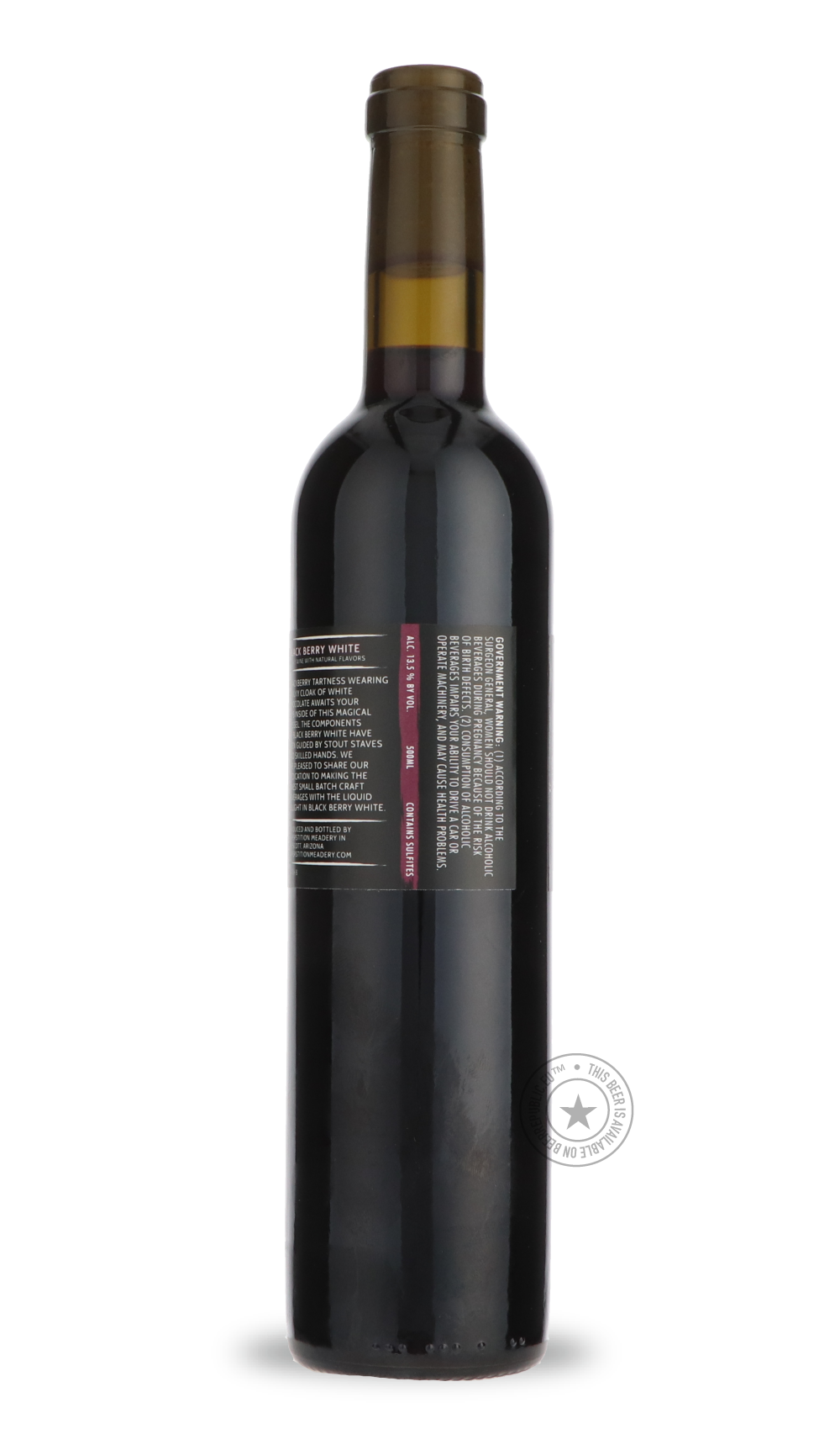 Superstition Meadery- Black Berry White-Specials- Only @ Beer Republic - The best online beer store for American & Canadian craft beer - Buy beer online from the USA and Canada - Bier online kopen - Amerikaans bier kopen - Craft beer store - Craft beer kopen - Amerikanisch bier kaufen - Bier online kaufen - Acheter biere online - IPA - Stout - Porter - New England IPA - Hazy IPA - Imperial Stout - Barrel Aged - Barrel Aged Imperial Stout - Brown - Dark beer - Blond - Blonde - Pilsner - Lager - Wheat - Weize
