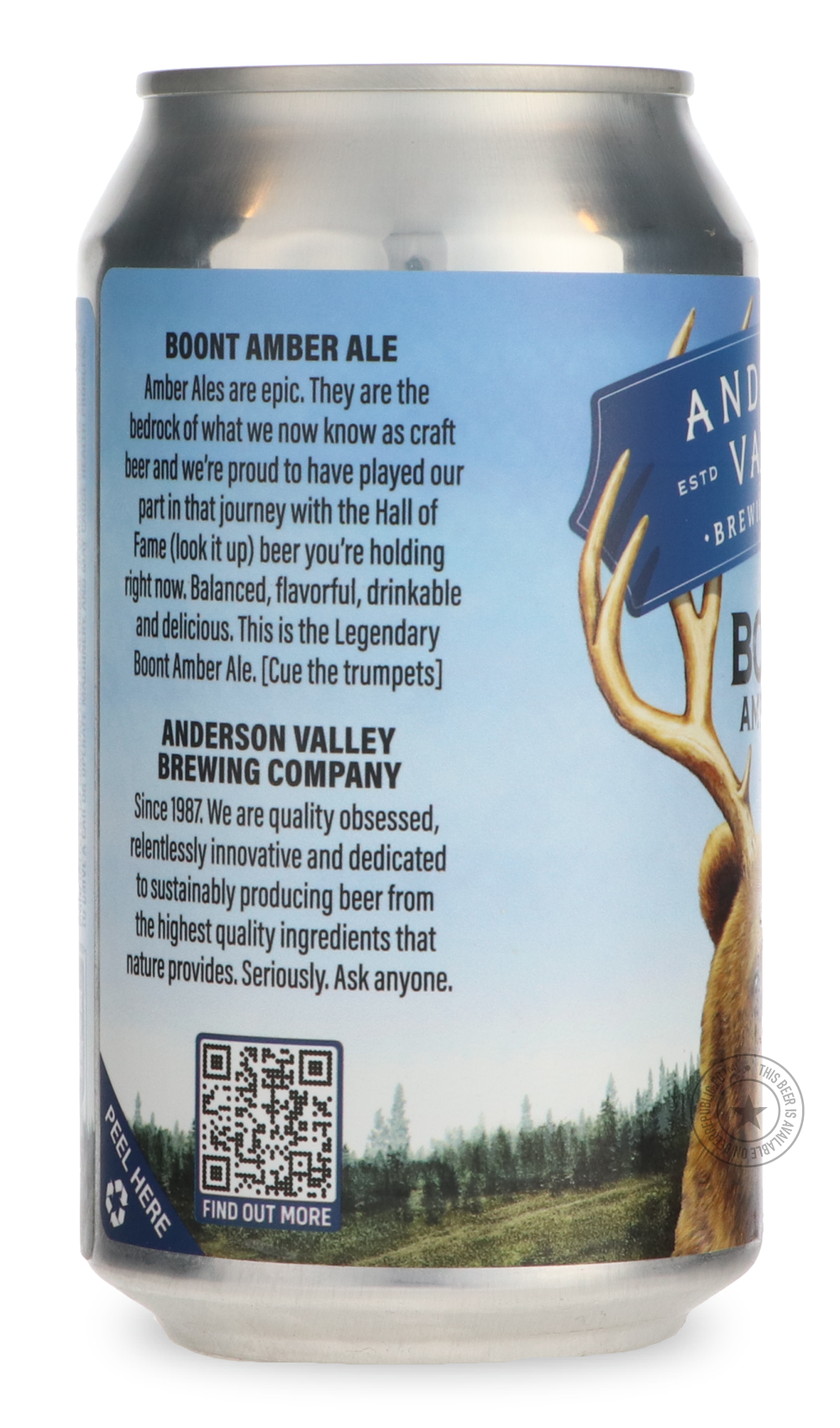 Anderson Valley- Boont Amber Ale-Brown & Dark- Only @ Beer Republic - The best online beer store for American & Canadian craft beer - Buy beer online from the USA and Canada - Bier online kopen - Amerikaans bier kopen - Craft beer store - Craft beer kopen - Amerikanisch bier kaufen - Bier online kaufen - Acheter biere online - IPA - Stout - Porter - New England IPA - Hazy IPA - Imperial Stout - Barrel Aged - Barrel Aged Imperial Stout - Brown - Dark beer - Blond - Blonde - Pilsner - Lager - Wheat - Weizen -