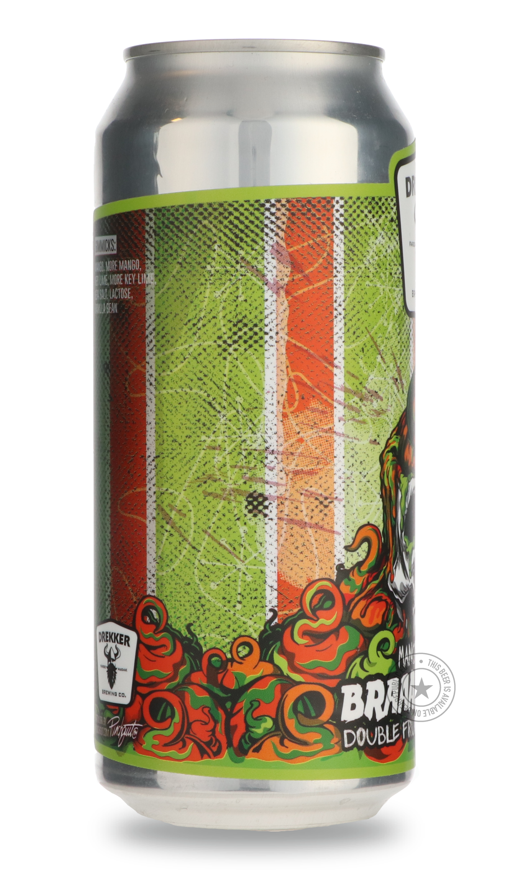 Drekker- Braaaaaaaains - Mango Key Lime-Sour / Wild & Fruity- Only @ Beer Republic - The best online beer store for American & Canadian craft beer - Buy beer online from the USA and Canada - Bier online kopen - Amerikaans bier kopen - Craft beer store - Craft beer kopen - Amerikanisch bier kaufen - Bier online kaufen - Acheter biere online - IPA - Stout - Porter - New England IPA - Hazy IPA - Imperial Stout - Barrel Aged - Barrel Aged Imperial Stout - Brown - Dark beer - Blond - Blonde - Pilsner - Lager - W