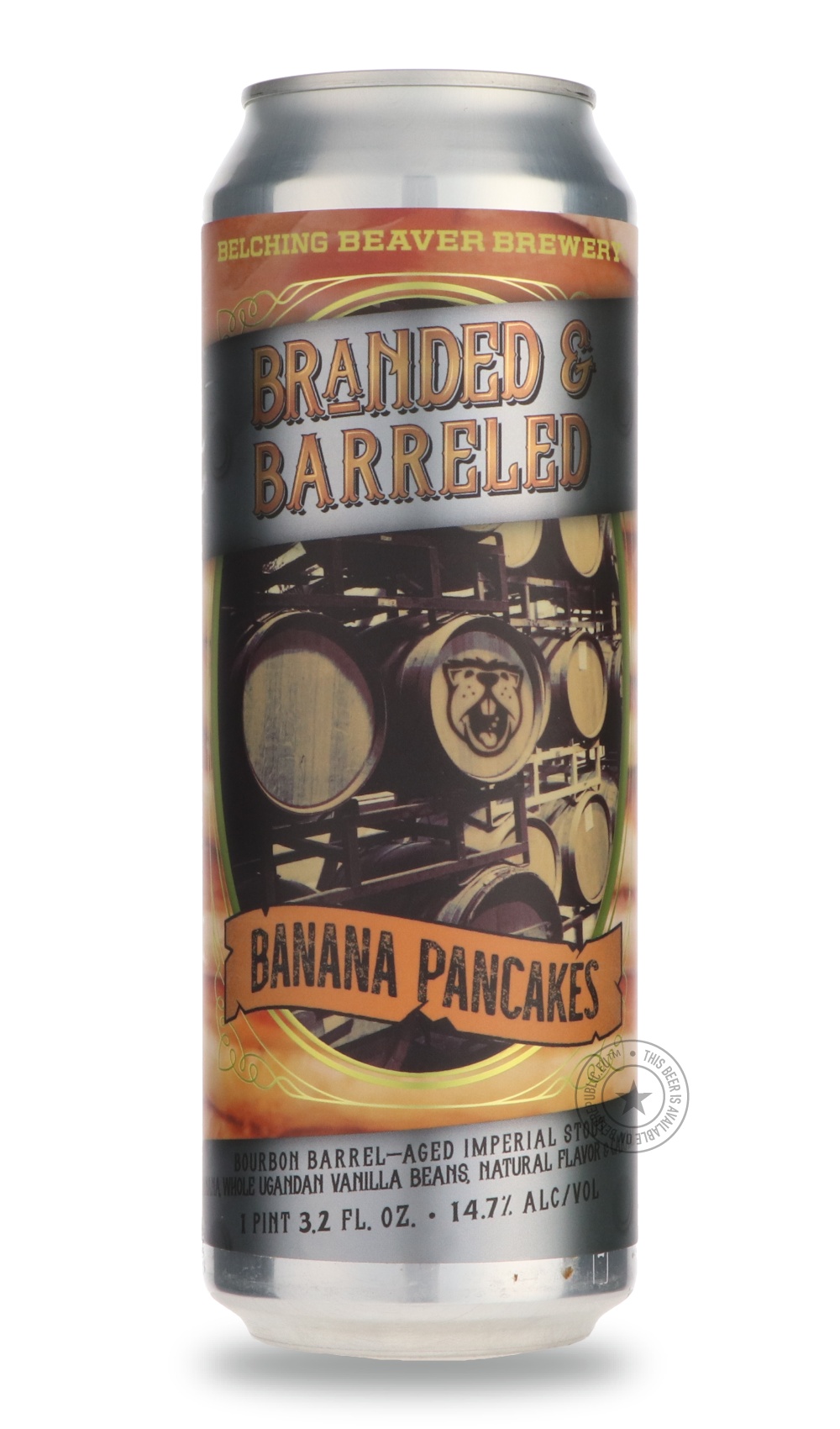 -Belching Beaver- Branded & Barreled - Banana Pancakes-Stout & Porter- Only @ Beer Republic - The best online beer store for American & Canadian craft beer - Buy beer online from the USA and Canada - Bier online kopen - Amerikaans bier kopen - Craft beer store - Craft beer kopen - Amerikanisch bier kaufen - Bier online kaufen - Acheter biere online - IPA - Stout - Porter - New England IPA - Hazy IPA - Imperial Stout - Barrel Aged - Barrel Aged Imperial Stout - Brown - Dark beer - Blond - Blonde - Pilsner -