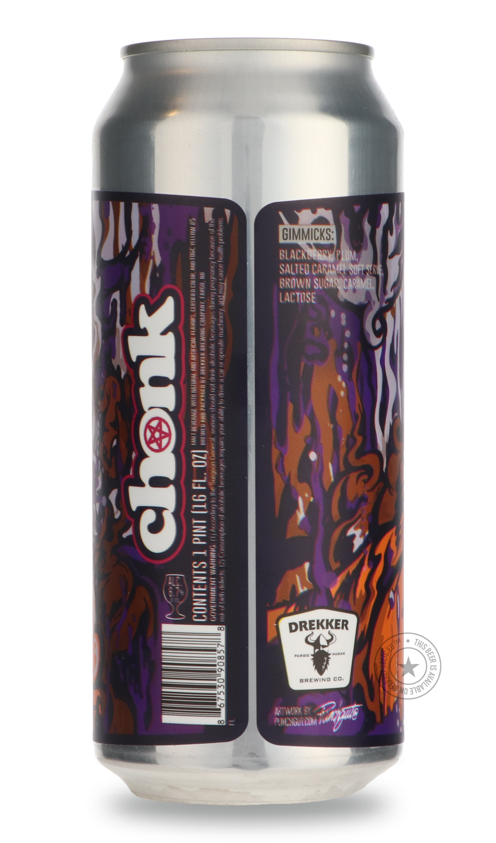 Drekker- CHONK: Blackberry Caramel-Sour / Wild & Fruity- Only @ Beer Republic - The best online beer store for American & Canadian craft beer - Buy beer online from the USA and Canada - Bier online kopen - Amerikaans bier kopen - Craft beer store - Craft beer kopen - Amerikanisch bier kaufen - Bier online kaufen - Acheter biere online - IPA - Stout - Porter - New England IPA - Hazy IPA - Imperial Stout - Barrel Aged - Barrel Aged Imperial Stout - Brown - Dark beer - Blond - Blonde - Pilsner - Lager - Wheat