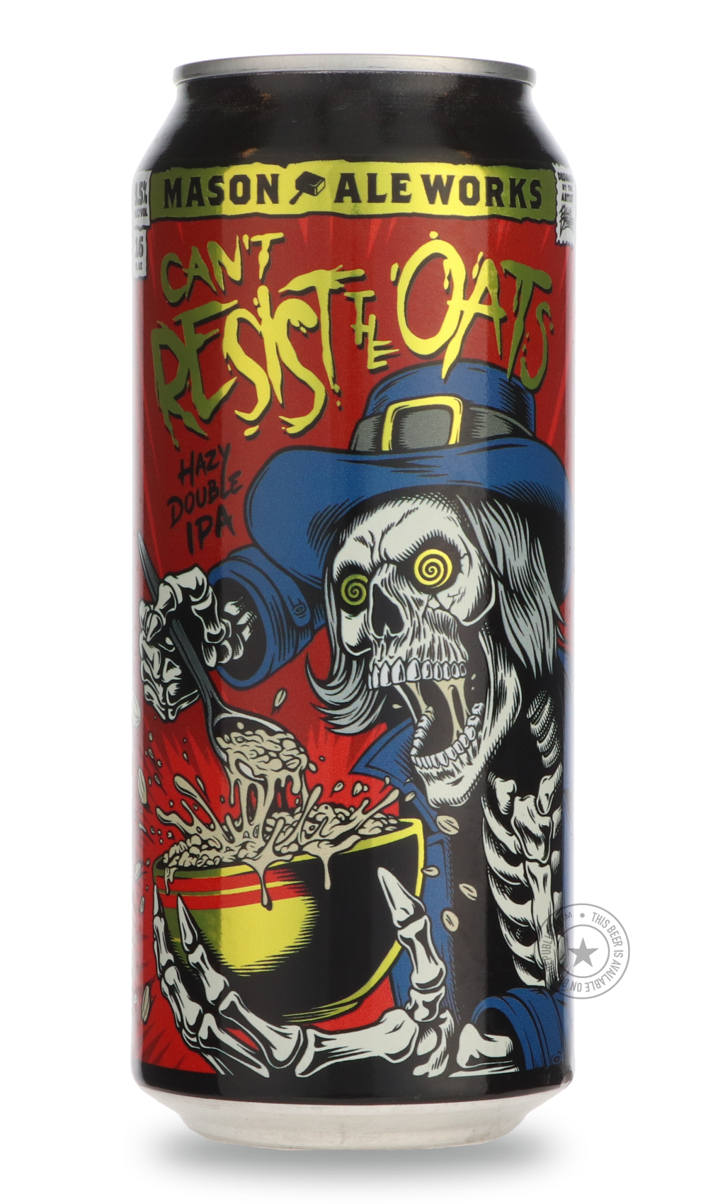 -Mason Ale Works- Can't Resist the Oats Double IPA-IPA- Only @ Beer Republic - The best online beer store for American & Canadian craft beer - Buy beer online from the USA and Canada - Bier online kopen - Amerikaans bier kopen - Craft beer store - Craft beer kopen - Amerikanisch bier kaufen - Bier online kaufen - Acheter biere online - IPA - Stout - Porter - New England IPA - Hazy IPA - Imperial Stout - Barrel Aged - Barrel Aged Imperial Stout - Brown - Dark beer - Blond - Blonde - Pilsner - Lager - Wheat -