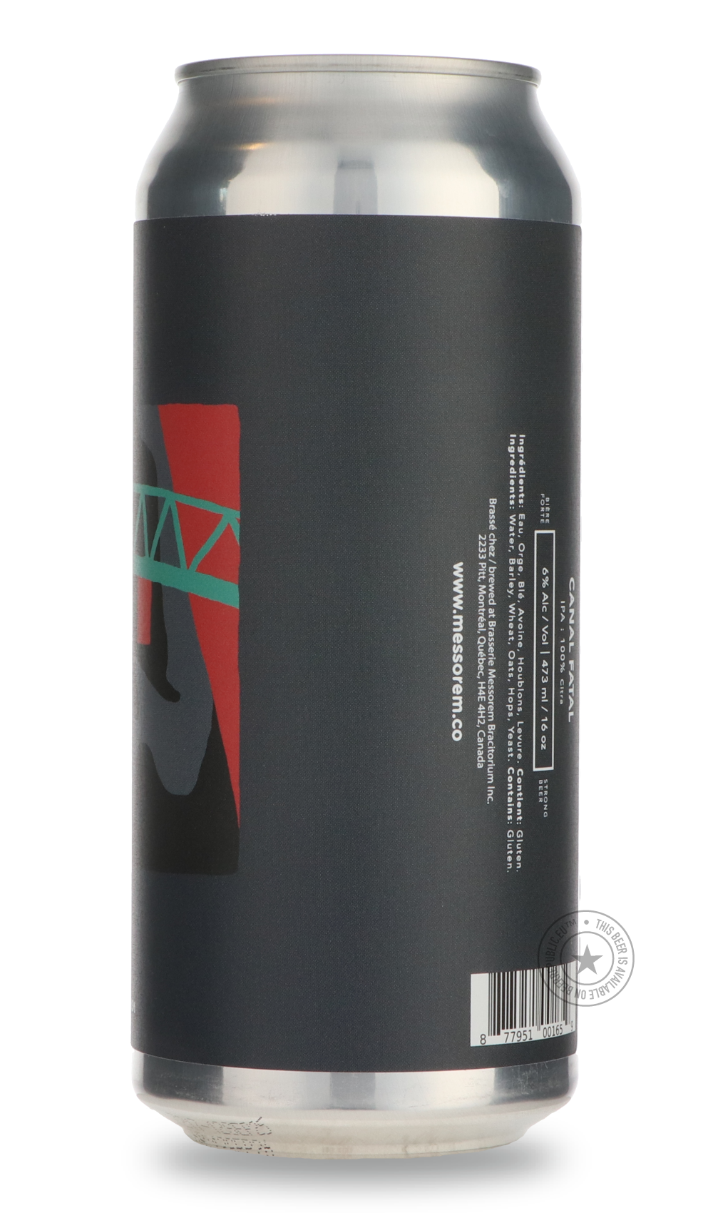 Messorem- Canal Fatal-IPA- Only @ Beer Republic - The best online beer store for American & Canadian craft beer - Buy beer online from the USA and Canada - Bier online kopen - Amerikaans bier kopen - Craft beer store - Craft beer kopen - Amerikanisch bier kaufen - Bier online kaufen - Acheter biere online - IPA - Stout - Porter - New England IPA - Hazy IPA - Imperial Stout - Barrel Aged - Barrel Aged Imperial Stout - Brown - Dark beer - Blond - Blonde - Pilsner - Lager - Wheat - Weizen - Amber - Barley Wine