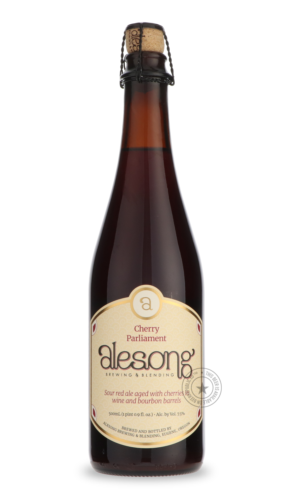 -Alesong- Cherry Parliament 2021-Sour / Wild & Fruity- Only @ Beer Republic - The best online beer store for American & Canadian craft beer - Buy beer online from the USA and Canada - Bier online kopen - Amerikaans bier kopen - Craft beer store - Craft beer kopen - Amerikanisch bier kaufen - Bier online kaufen - Acheter biere online - IPA - Stout - Porter - New England IPA - Hazy IPA - Imperial Stout - Barrel Aged - Barrel Aged Imperial Stout - Brown - Dark beer - Blond - Blonde - Pilsner - Lager - Wheat -
