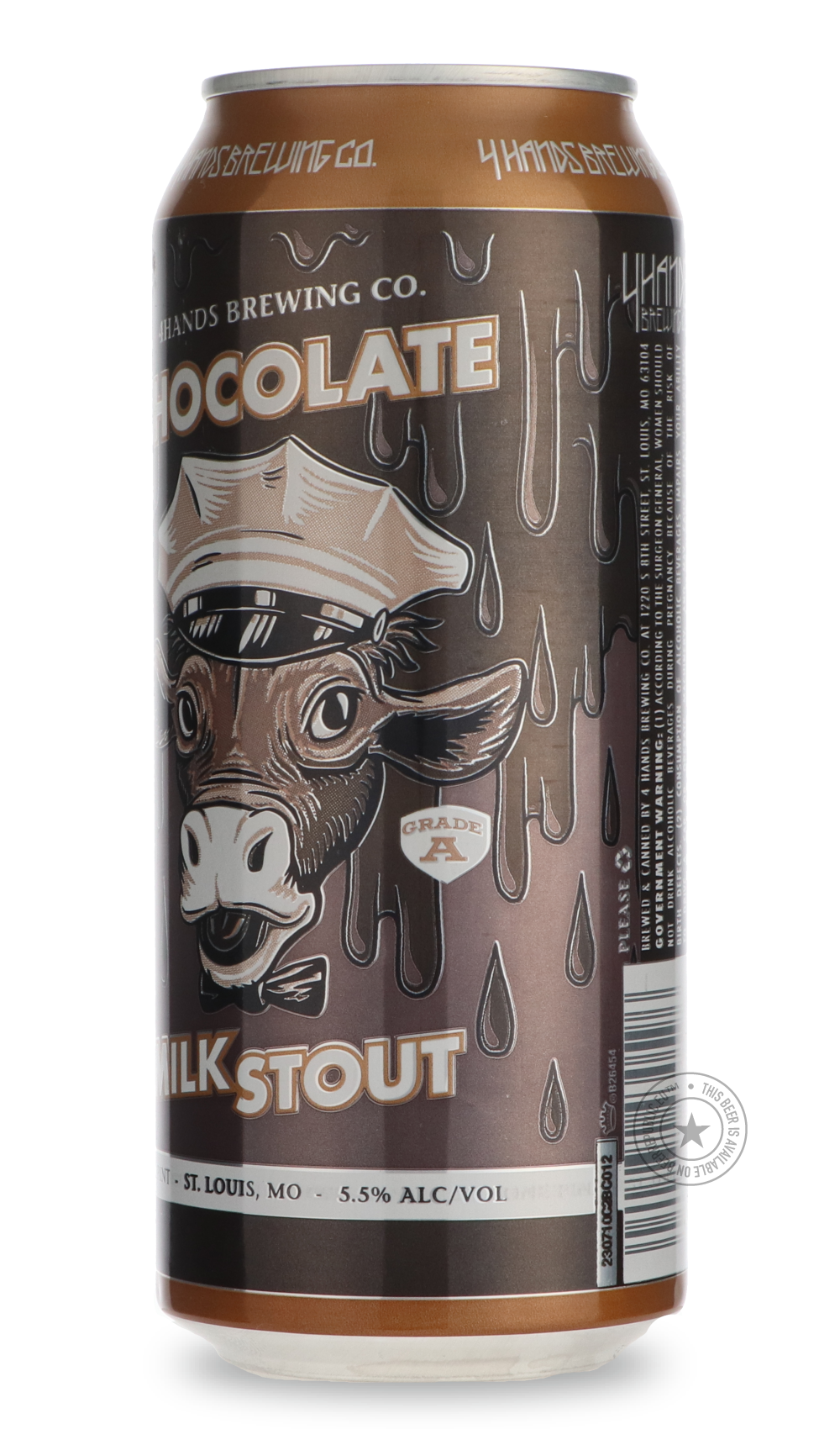 -4 Hands- Chocolate Milk Stout-Stout & Porter- Only @ Beer Republic - The best online beer store for American & Canadian craft beer - Buy beer online from the USA and Canada - Bier online kopen - Amerikaans bier kopen - Craft beer store - Craft beer kopen - Amerikanisch bier kaufen - Bier online kaufen - Acheter biere online - IPA - Stout - Porter - New England IPA - Hazy IPA - Imperial Stout - Barrel Aged - Barrel Aged Imperial Stout - Brown - Dark beer - Blond - Blonde - Pilsner - Lager - Wheat - Weizen -