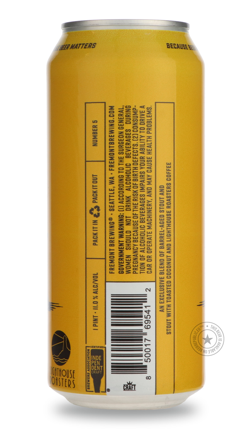 -Fremont- Coconut & Coffee – Barrel-Aged Cuvee-Stout & Porter- Only @ Beer Republic - The best online beer store for American & Canadian craft beer - Buy beer online from the USA and Canada - Bier online kopen - Amerikaans bier kopen - Craft beer store - Craft beer kopen - Amerikanisch bier kaufen - Bier online kaufen - Acheter biere online - IPA - Stout - Porter - New England IPA - Hazy IPA - Imperial Stout - Barrel Aged - Barrel Aged Imperial Stout - Brown - Dark beer - Blond - Blonde - Pilsner - Lager -