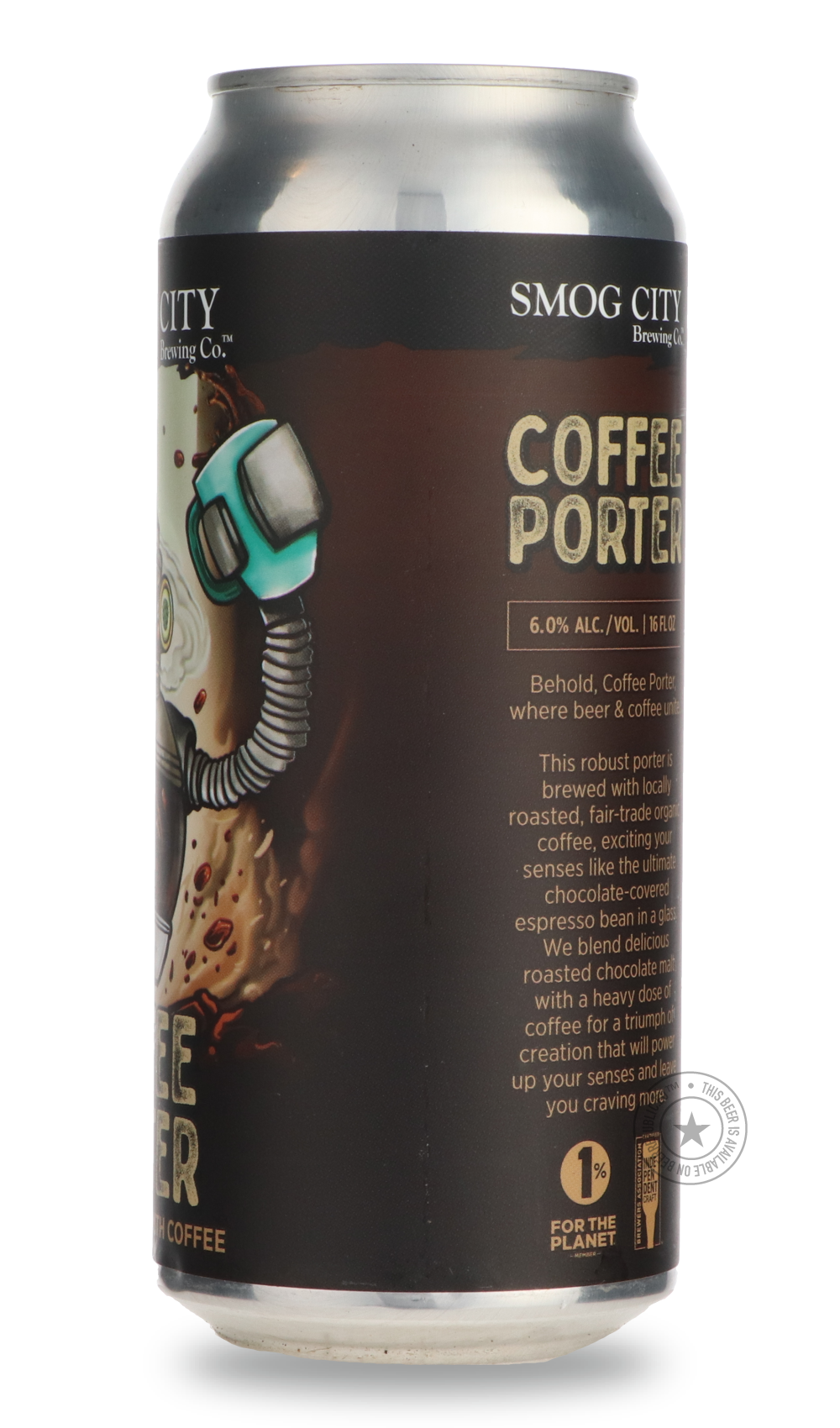 -Smog City- Coffee Porter-Stout & Porter- Only @ Beer Republic - The best online beer store for American & Canadian craft beer - Buy beer online from the USA and Canada - Bier online kopen - Amerikaans bier kopen - Craft beer store - Craft beer kopen - Amerikanisch bier kaufen - Bier online kaufen - Acheter biere online - IPA - Stout - Porter - New England IPA - Hazy IPA - Imperial Stout - Barrel Aged - Barrel Aged Imperial Stout - Brown - Dark beer - Blond - Blonde - Pilsner - Lager - Wheat - Weizen - Ambe