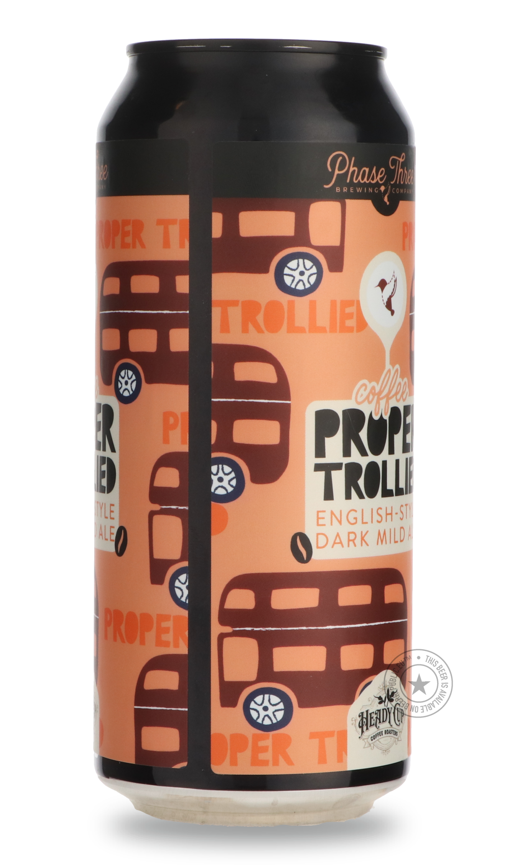 -Phase Three- Coffee Proper Trollied-Brown & Dark- Only @ Beer Republic - The best online beer store for American & Canadian craft beer - Buy beer online from the USA and Canada - Bier online kopen - Amerikaans bier kopen - Craft beer store - Craft beer kopen - Amerikanisch bier kaufen - Bier online kaufen - Acheter biere online - IPA - Stout - Porter - New England IPA - Hazy IPA - Imperial Stout - Barrel Aged - Barrel Aged Imperial Stout - Brown - Dark beer - Blond - Blonde - Pilsner - Lager - Wheat - Weiz