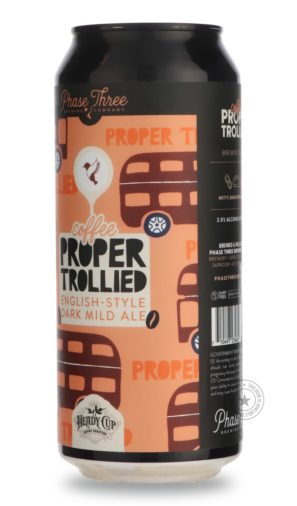 -Phase Three- Coffee Proper Trollied-Brown & Dark- Only @ Beer Republic - The best online beer store for American & Canadian craft beer - Buy beer online from the USA and Canada - Bier online kopen - Amerikaans bier kopen - Craft beer store - Craft beer kopen - Amerikanisch bier kaufen - Bier online kaufen - Acheter biere online - IPA - Stout - Porter - New England IPA - Hazy IPA - Imperial Stout - Barrel Aged - Barrel Aged Imperial Stout - Brown - Dark beer - Blond - Blonde - Pilsner - Lager - Wheat - Weiz