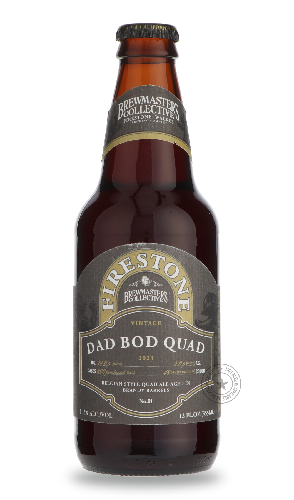 -Firestone Walker- Dad Bod Quad-Brown & Dark- Only @ Beer Republic - The best online beer store for American & Canadian craft beer - Buy beer online from the USA and Canada - Bier online kopen - Amerikaans bier kopen - Craft beer store - Craft beer kopen - Amerikanisch bier kaufen - Bier online kaufen - Acheter biere online - IPA - Stout - Porter - New England IPA - Hazy IPA - Imperial Stout - Barrel Aged - Barrel Aged Imperial Stout - Brown - Dark beer - Blond - Blonde - Pilsner - Lager - Wheat - Weizen -