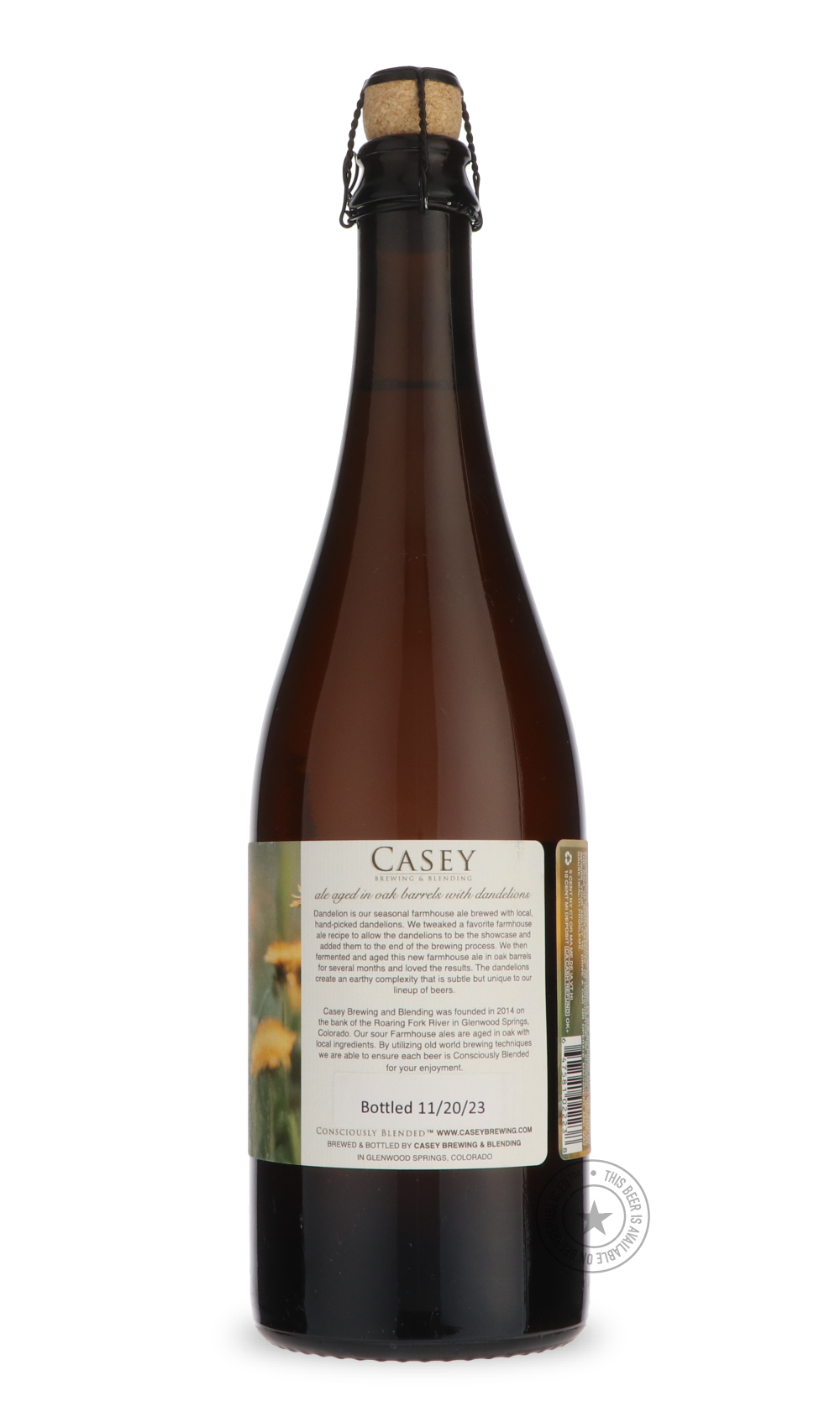 -Casey- Dandelion-Sour / Wild & Fruity- Only @ Beer Republic - The best online beer store for American & Canadian craft beer - Buy beer online from the USA and Canada - Bier online kopen - Amerikaans bier kopen - Craft beer store - Craft beer kopen - Amerikanisch bier kaufen - Bier online kaufen - Acheter biere online - IPA - Stout - Porter - New England IPA - Hazy IPA - Imperial Stout - Barrel Aged - Barrel Aged Imperial Stout - Brown - Dark beer - Blond - Blonde - Pilsner - Lager - Wheat - Weizen - Amber