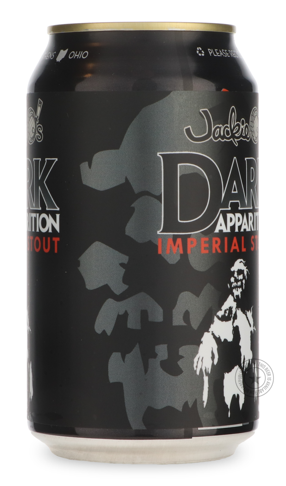 -Jackie O's- Dark Apparition-Stout & Porter- Only @ Beer Republic - The best online beer store for American & Canadian craft beer - Buy beer online from the USA and Canada - Bier online kopen - Amerikaans bier kopen - Craft beer store - Craft beer kopen - Amerikanisch bier kaufen - Bier online kaufen - Acheter biere online - IPA - Stout - Porter - New England IPA - Hazy IPA - Imperial Stout - Barrel Aged - Barrel Aged Imperial Stout - Brown - Dark beer - Blond - Blonde - Pilsner - Lager - Wheat - Weizen - A