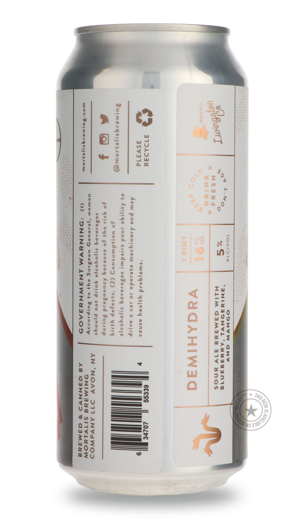 -Mortalis- Demihydra | Blueberry Tangerine Mango-Sour / Wild & Fruity- Only @ Beer Republic - The best online beer store for American & Canadian craft beer - Buy beer online from the USA and Canada - Bier online kopen - Amerikaans bier kopen - Craft beer store - Craft beer kopen - Amerikanisch bier kaufen - Bier online kaufen - Acheter biere online - IPA - Stout - Porter - New England IPA - Hazy IPA - Imperial Stout - Barrel Aged - Barrel Aged Imperial Stout - Brown - Dark beer - Blond - Blonde - Pilsner -