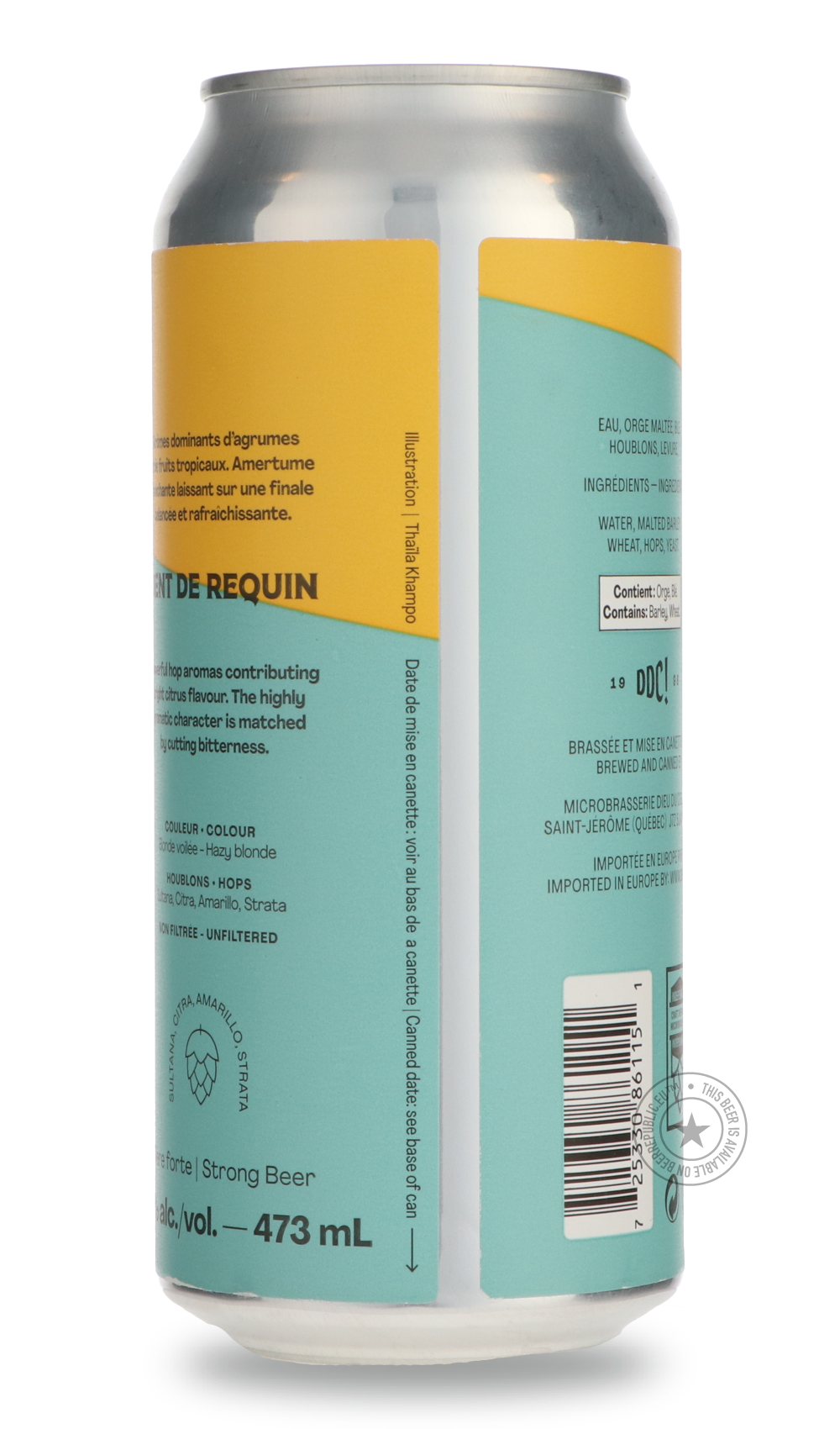 Dieu du Ciel- Dent De Requin-IPA- Only @ Beer Republic - The best online beer store for American & Canadian craft beer - Buy beer online from the USA and Canada - Bier online kopen - Amerikaans bier kopen - Craft beer store - Craft beer kopen - Amerikanisch bier kaufen - Bier online kaufen - Acheter biere online - IPA - Stout - Porter - New England IPA - Hazy IPA - Imperial Stout - Barrel Aged - Barrel Aged Imperial Stout - Brown - Dark beer - Blond - Blonde - Pilsner - Lager - Wheat - Weizen - Amber - Barl