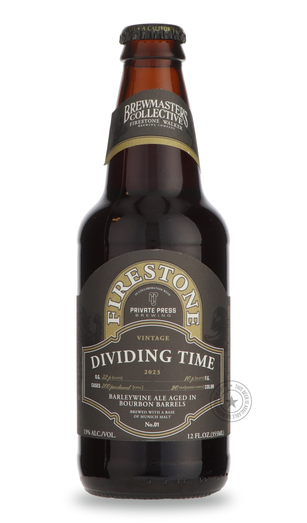 -Firestone Walker- Dividing Time / Private Press-Brown & Dark- Only @ Beer Republic - The best online beer store for American & Canadian craft beer - Buy beer online from the USA and Canada - Bier online kopen - Amerikaans bier kopen - Craft beer store - Craft beer kopen - Amerikanisch bier kaufen - Bier online kaufen - Acheter biere online - IPA - Stout - Porter - New England IPA - Hazy IPA - Imperial Stout - Barrel Aged - Barrel Aged Imperial Stout - Brown - Dark beer - Blond - Blonde - Pilsner - Lager -