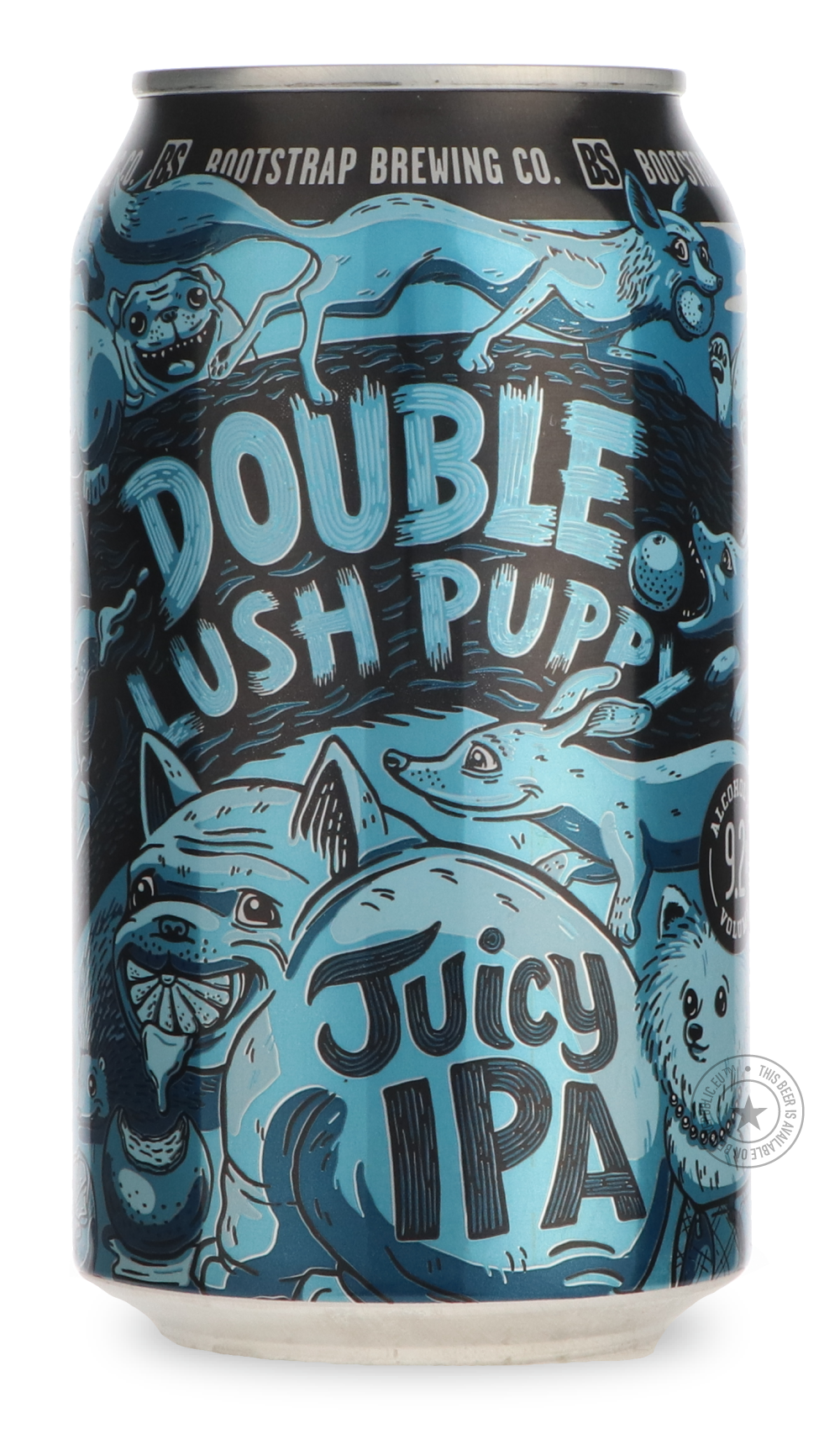 -Bootstrap- Double Lush Puppy-IPA- Only @ Beer Republic - The best online beer store for American & Canadian craft beer - Buy beer online from the USA and Canada - Bier online kopen - Amerikaans bier kopen - Craft beer store - Craft beer kopen - Amerikanisch bier kaufen - Bier online kaufen - Acheter biere online - IPA - Stout - Porter - New England IPA - Hazy IPA - Imperial Stout - Barrel Aged - Barrel Aged Imperial Stout - Brown - Dark beer - Blond - Blonde - Pilsner - Lager - Wheat - Weizen - Amber - Bar