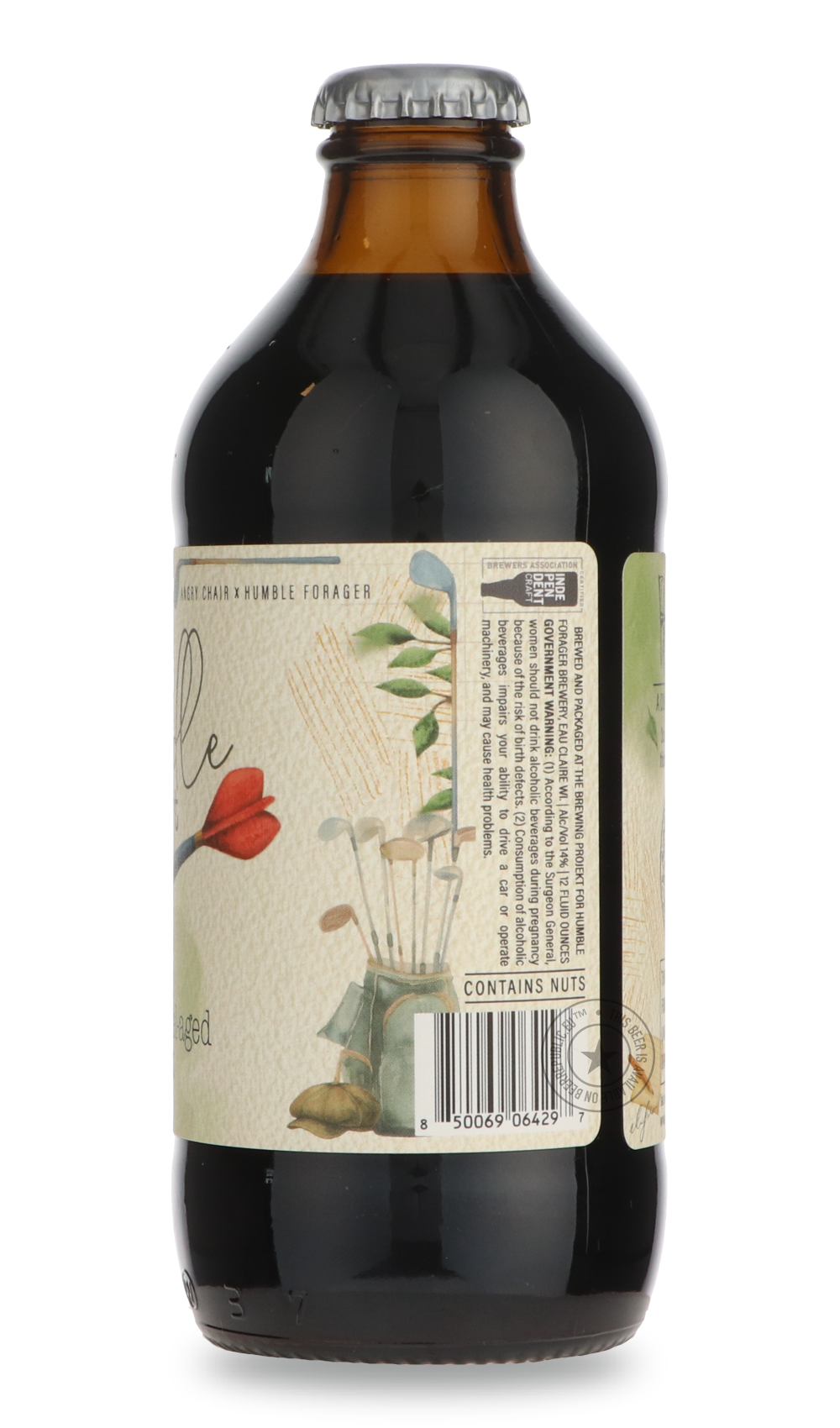 Humble Forager- Dowdle Dart / Angry Chair-Stout & Porter- Only @ Beer Republic - The best online beer store for American & Canadian craft beer - Buy beer online from the USA and Canada - Bier online kopen - Amerikaans bier kopen - Craft beer store - Craft beer kopen - Amerikanisch bier kaufen - Bier online kaufen - Acheter biere online - IPA - Stout - Porter - New England IPA - Hazy IPA - Imperial Stout - Barrel Aged - Barrel Aged Imperial Stout - Brown - Dark beer - Blond - Blonde - Pilsner - Lager - Wheat