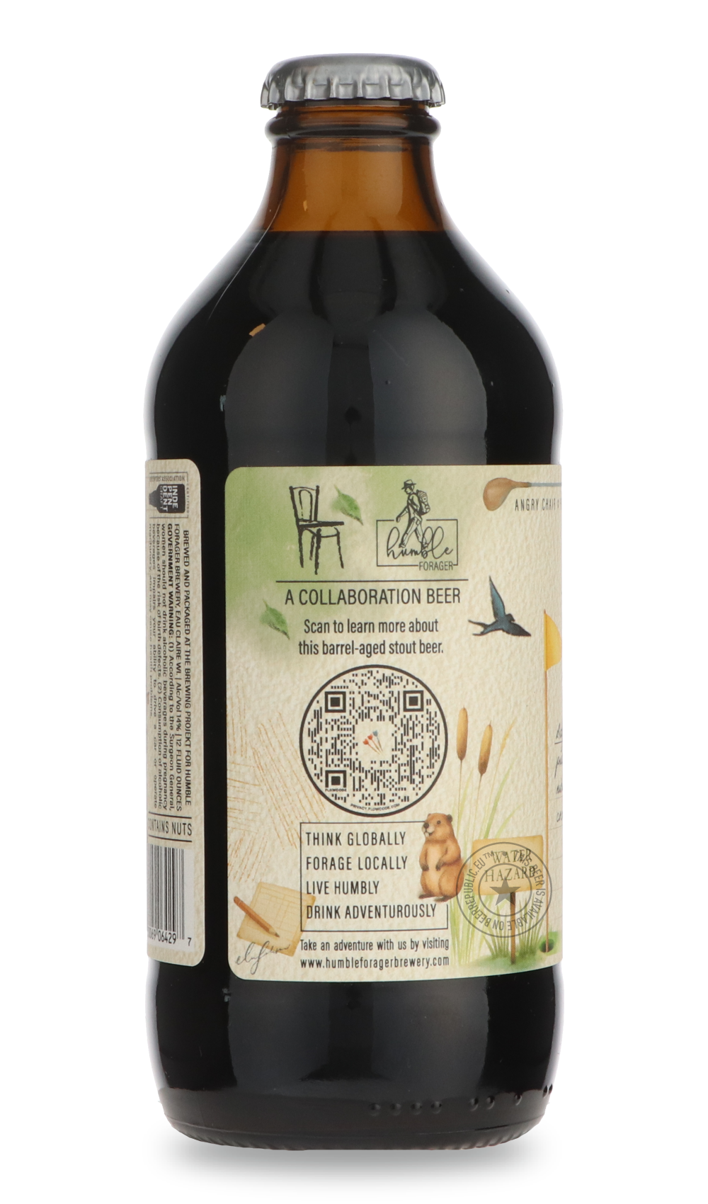 Humble Forager- Dowdle Dart / Angry Chair-Stout & Porter- Only @ Beer Republic - The best online beer store for American & Canadian craft beer - Buy beer online from the USA and Canada - Bier online kopen - Amerikaans bier kopen - Craft beer store - Craft beer kopen - Amerikanisch bier kaufen - Bier online kaufen - Acheter biere online - IPA - Stout - Porter - New England IPA - Hazy IPA - Imperial Stout - Barrel Aged - Barrel Aged Imperial Stout - Brown - Dark beer - Blond - Blonde - Pilsner - Lager - Wheat