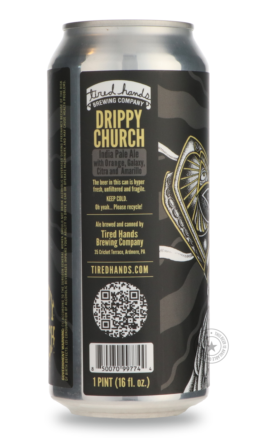 Tired Hands- Drippy Church-IPA- Only @ Beer Republic - The best online beer store for American & Canadian craft beer - Buy beer online from the USA and Canada - Bier online kopen - Amerikaans bier kopen - Craft beer store - Craft beer kopen - Amerikanisch bier kaufen - Bier online kaufen - Acheter biere online - IPA - Stout - Porter - New England IPA - Hazy IPA - Imperial Stout - Barrel Aged - Barrel Aged Imperial Stout - Brown - Dark beer - Blond - Blonde - Pilsner - Lager - Wheat - Weizen - Amber - Barley