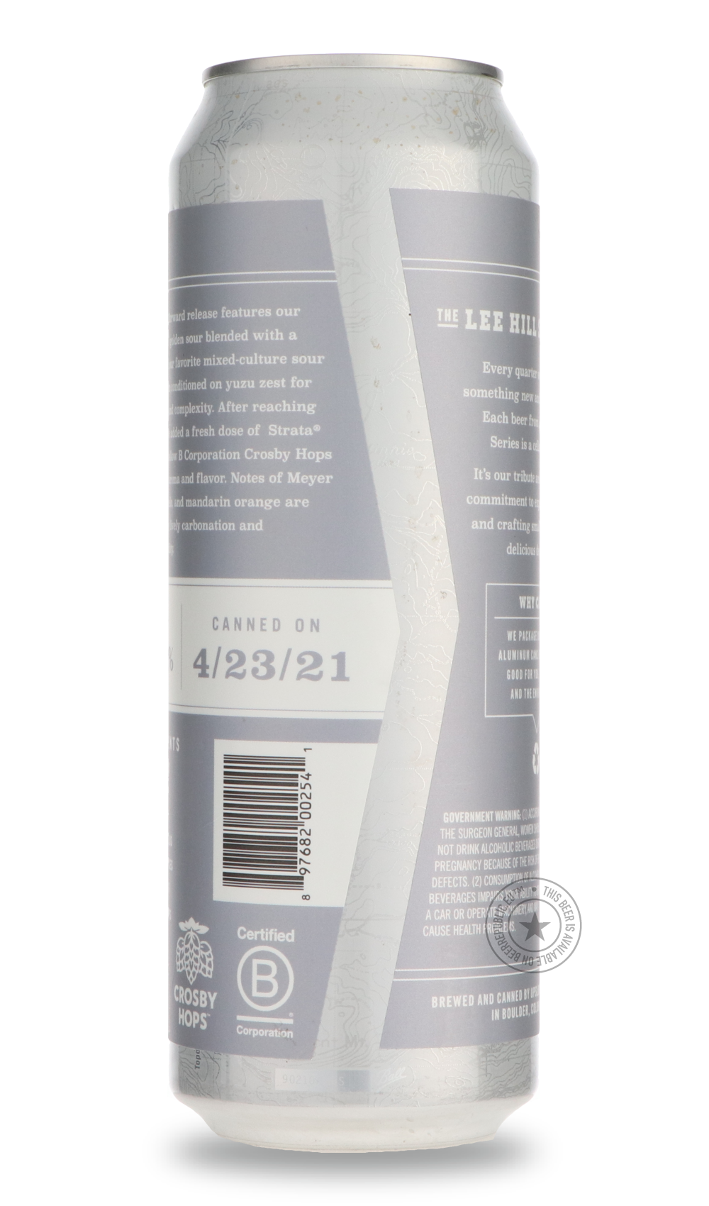 -Upslope- Lee Hill Vol. 28 Dry-Hopped Golden Sour Ale-Sour / Wild & Fruity- Only @ Beer Republic - The best online beer store for American & Canadian craft beer - Buy beer online from the USA and Canada - Bier online kopen - Amerikaans bier kopen - Craft beer store - Craft beer kopen - Amerikanisch bier kaufen - Bier online kaufen - Acheter biere online - IPA - Stout - Porter - New England IPA - Hazy IPA - Imperial Stout - Barrel Aged - Barrel Aged Imperial Stout - Brown - Dark beer - Blond - Blonde - Pilsn