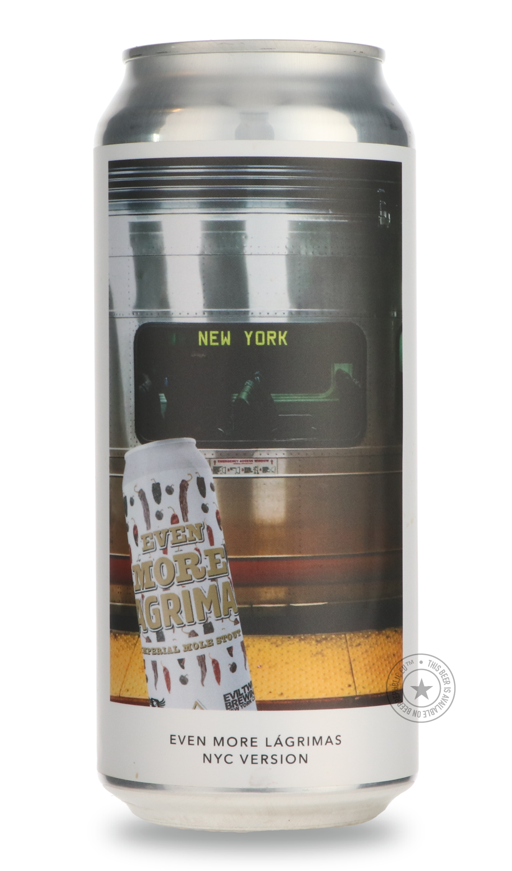 Evil Twin- EVEN MORE LÁGRIMAS - NYC VERSION / Cervecería Rámuri-Stout & Porter- Only @ Beer Republic - The best online beer store for American & Canadian craft beer - Buy beer online from the USA and Canada - Bier online kopen - Amerikaans bier kopen - Craft beer store - Craft beer kopen - Amerikanisch bier kaufen - Bier online kaufen - Acheter biere online - IPA - Stout - Porter - New England IPA - Hazy IPA - Imperial Stout - Barrel Aged - Barrel Aged Imperial Stout - Brown - Dark beer - Blond - Blonde - P