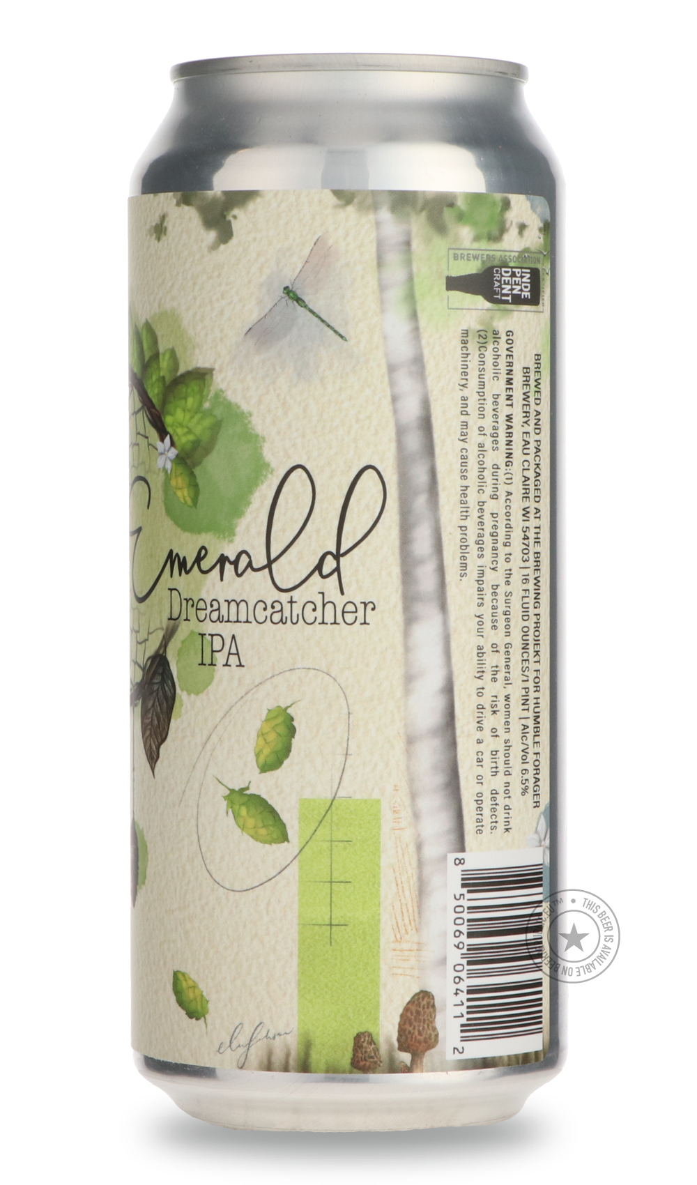 -Humble Forager- Emerald Dreamcatcher-IPA- Only @ Beer Republic - The best online beer store for American & Canadian craft beer - Buy beer online from the USA and Canada - Bier online kopen - Amerikaans bier kopen - Craft beer store - Craft beer kopen - Amerikanisch bier kaufen - Bier online kaufen - Acheter biere online - IPA - Stout - Porter - New England IPA - Hazy IPA - Imperial Stout - Barrel Aged - Barrel Aged Imperial Stout - Brown - Dark beer - Blond - Blonde - Pilsner - Lager - Wheat - Weizen - Amb