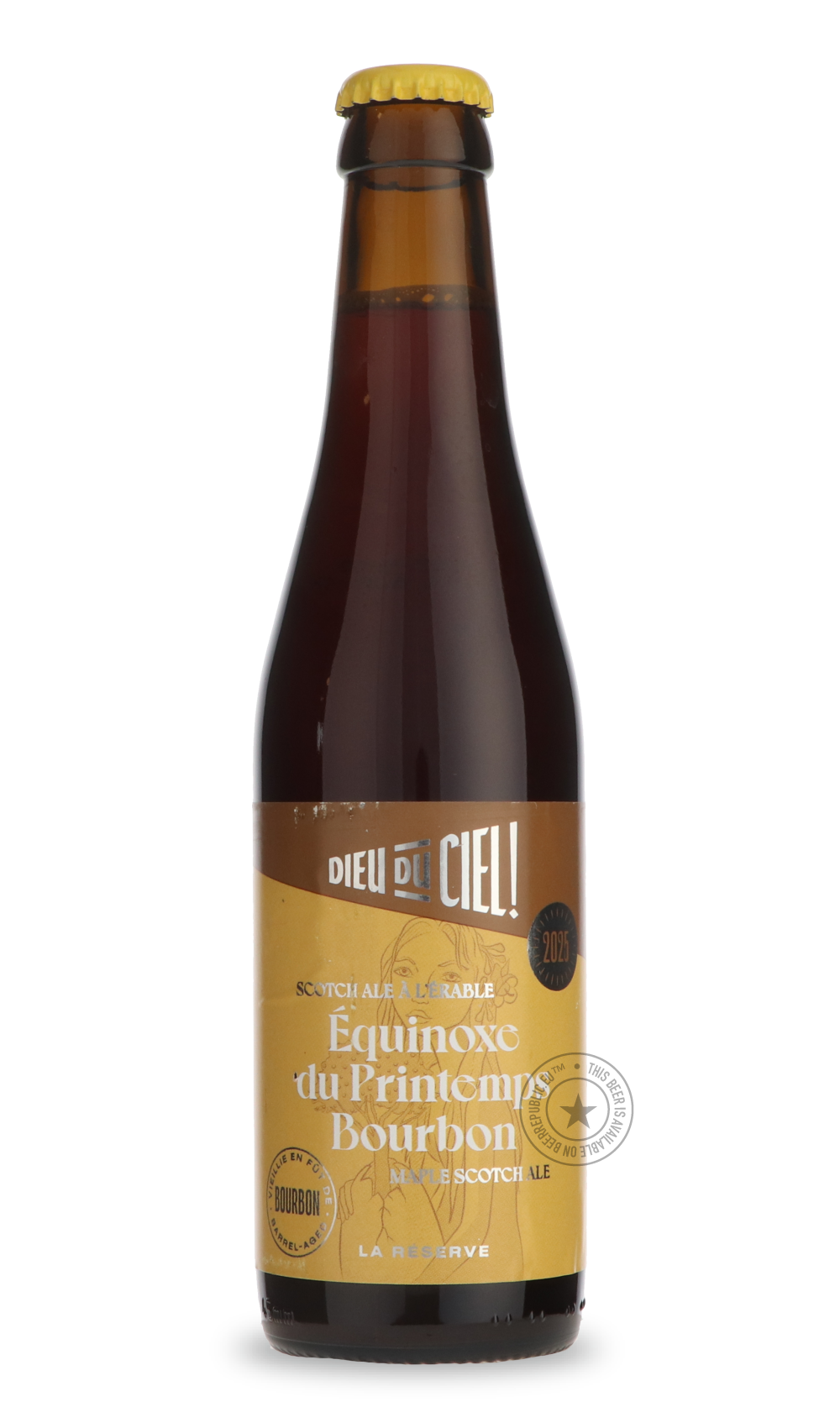 Dieu du Ciel- Équinoxe du Printemps Bourbon-Brown & Dark- Only @ Beer Republic - The best online beer store for American & Canadian craft beer - Buy beer online from the USA and Canada - Bier online kopen - Amerikaans bier kopen - Craft beer store - Craft beer kopen - Amerikanisch bier kaufen - Bier online kaufen - Acheter biere online - IPA - Stout - Porter - New England IPA - Hazy IPA - Imperial Stout - Barrel Aged - Barrel Aged Imperial Stout - Brown - Dark beer - Blond - Blonde - Pilsner - Lager - Wheat