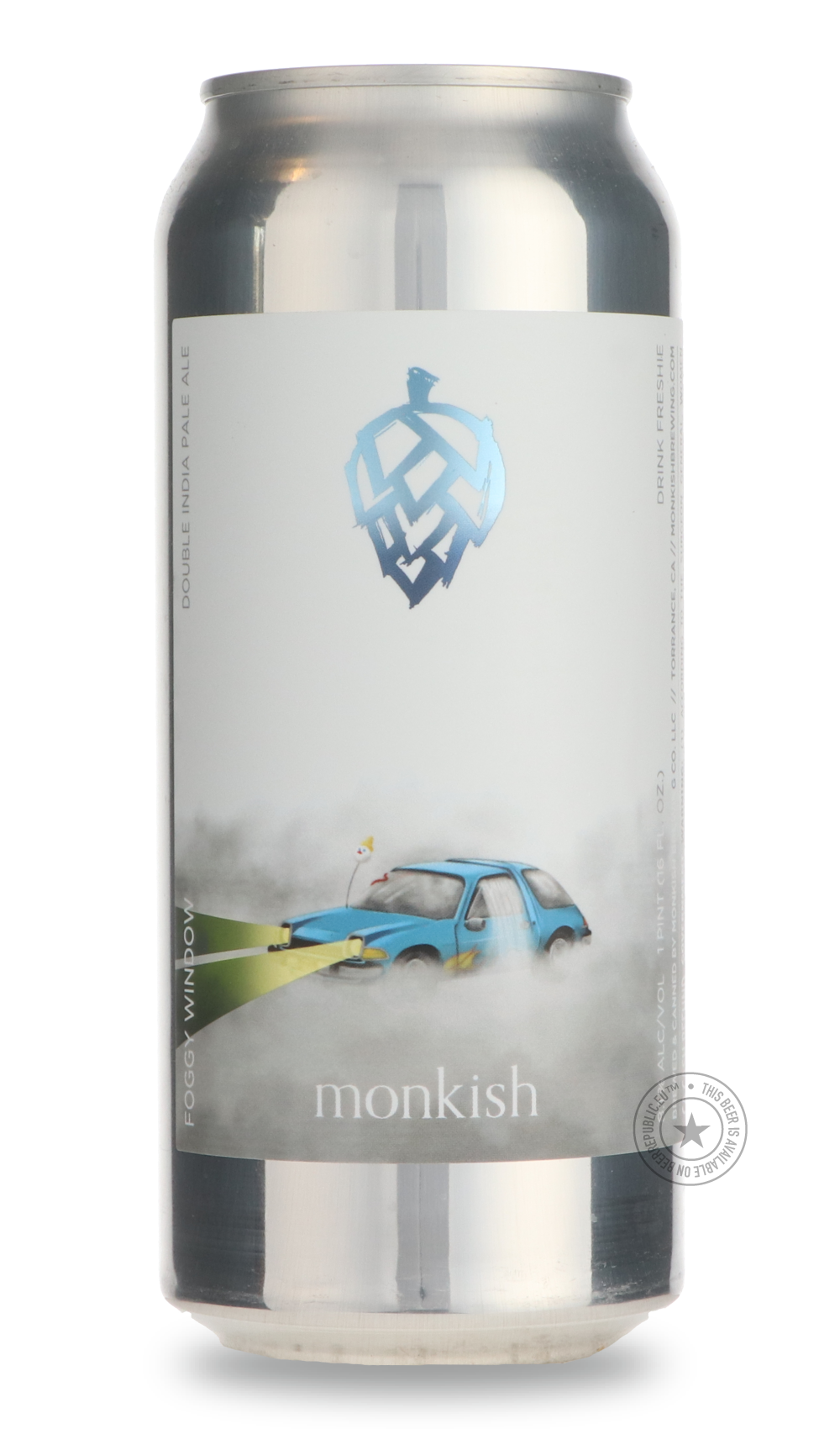 Monkish- Foggy Window-IPA- Only @ Beer Republic - The best online beer store for American & Canadian craft beer - Buy beer online from the USA and Canada - Bier online kopen - Amerikaans bier kopen - Craft beer store - Craft beer kopen - Amerikanisch bier kaufen - Bier online kaufen - Acheter biere online - IPA - Stout - Porter - New England IPA - Hazy IPA - Imperial Stout - Barrel Aged - Barrel Aged Imperial Stout - Brown - Dark beer - Blond - Blonde - Pilsner - Lager - Wheat - Weizen - Amber - Barley Wine