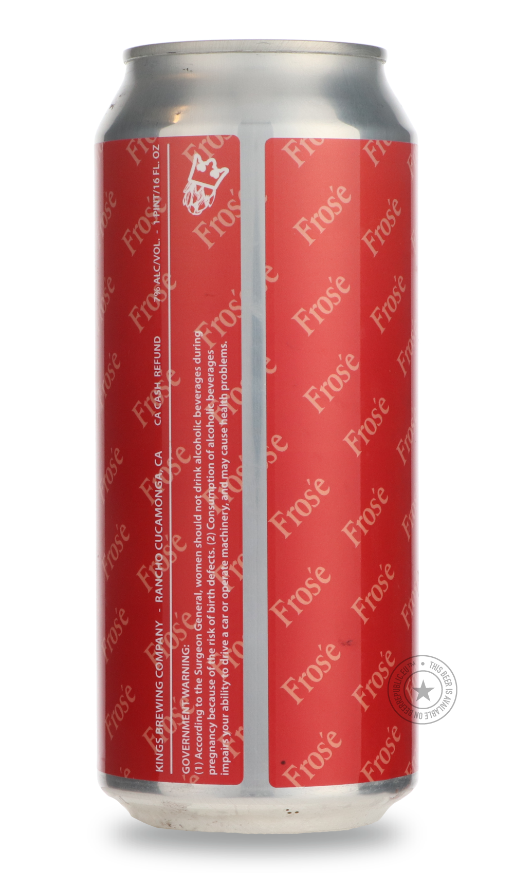 Kings- Fros'e Strawberry Banana-Sour / Wild & Fruity- Only @ Beer Republic - The best online beer store for American & Canadian craft beer - Buy beer online from the USA and Canada - Bier online kopen - Amerikaans bier kopen - Craft beer store - Craft beer kopen - Amerikanisch bier kaufen - Bier online kaufen - Acheter biere online - IPA - Stout - Porter - New England IPA - Hazy IPA - Imperial Stout - Barrel Aged - Barrel Aged Imperial Stout - Brown - Dark beer - Blond - Blonde - Pilsner - Lager - Wheat - W