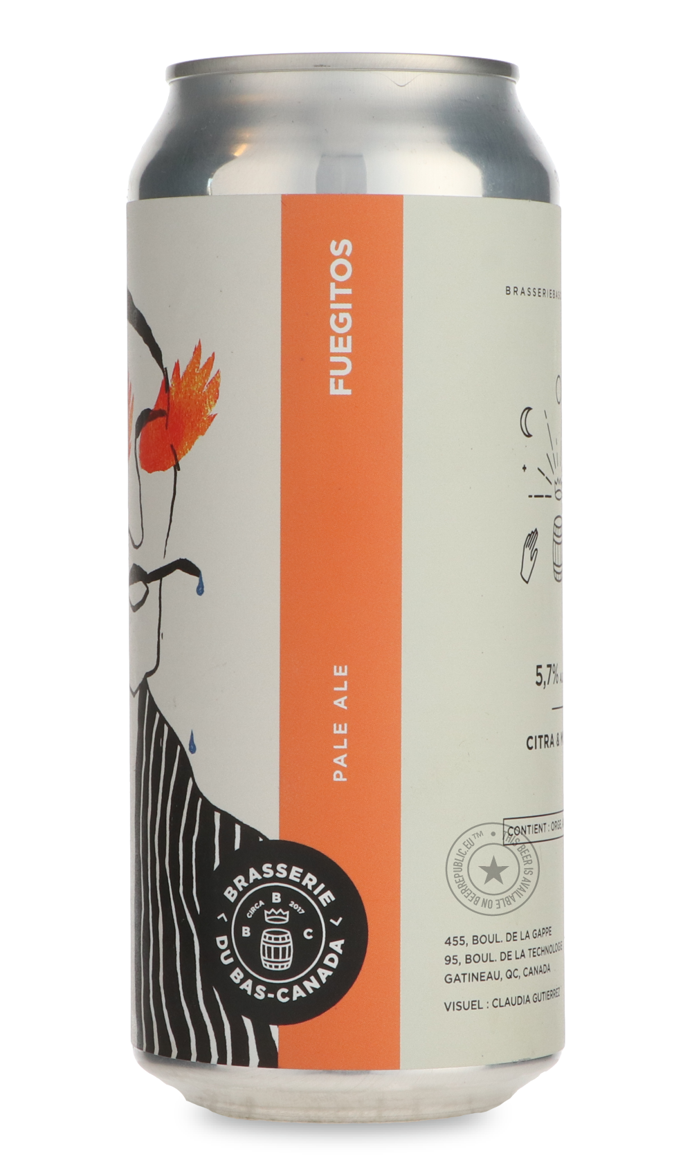 Brasserie du Bas-Canada- Fuegitos-Pale- Only @ Beer Republic - The best online beer store for American & Canadian craft beer - Buy beer online from the USA and Canada - Bier online kopen - Amerikaans bier kopen - Craft beer store - Craft beer kopen - Amerikanisch bier kaufen - Bier online kaufen - Acheter biere online - IPA - Stout - Porter - New England IPA - Hazy IPA - Imperial Stout - Barrel Aged - Barrel Aged Imperial Stout - Brown - Dark beer - Blond - Blonde - Pilsner - Lager - Wheat - Weizen - Amber