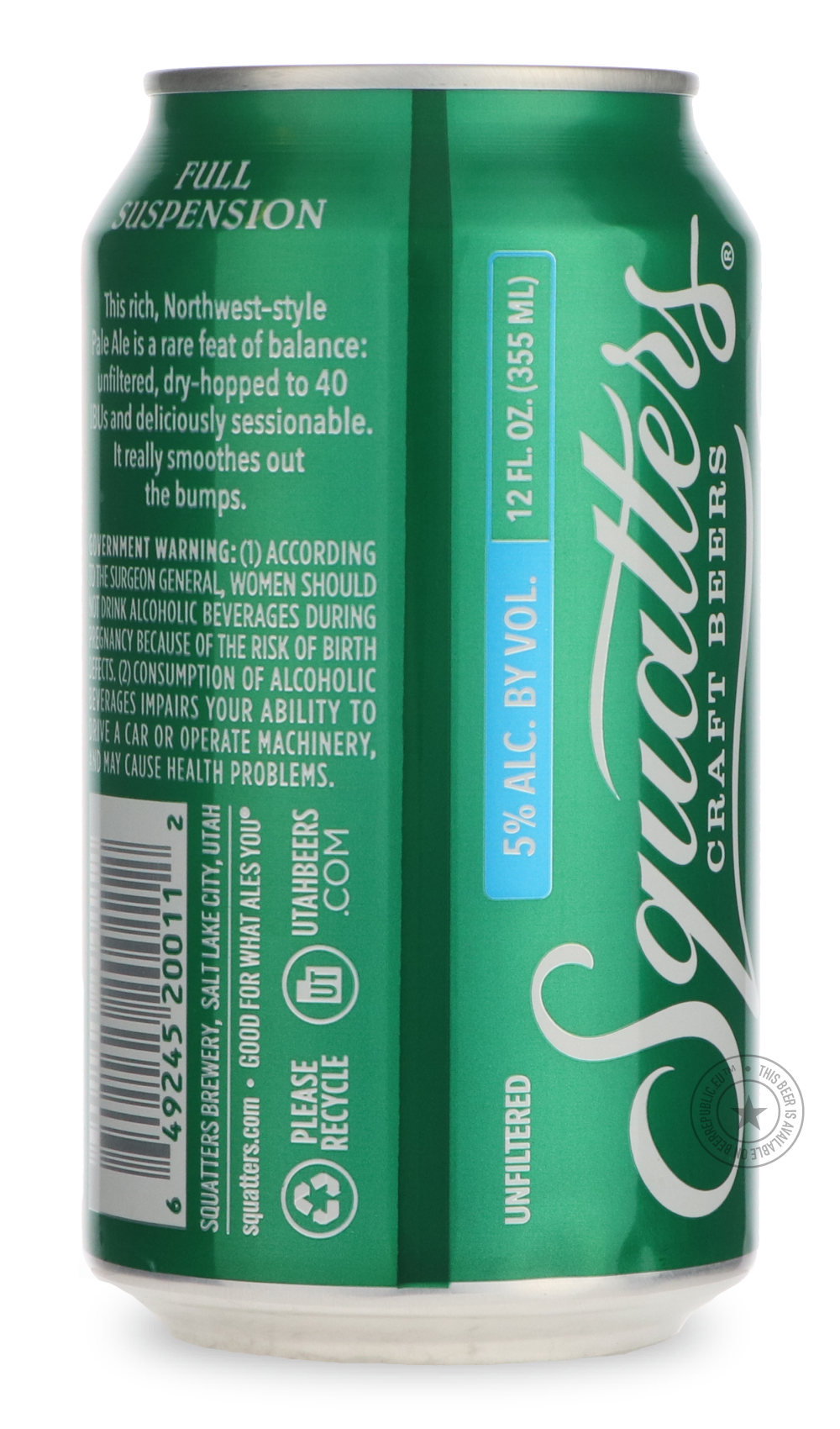 Squatters- Full Suspension-Pale- Only @ Beer Republic - The best online beer store for American & Canadian craft beer - Buy beer online from the USA and Canada - Bier online kopen - Amerikaans bier kopen - Craft beer store - Craft beer kopen - Amerikanisch bier kaufen - Bier online kaufen - Acheter biere online - IPA - Stout - Porter - New England IPA - Hazy IPA - Imperial Stout - Barrel Aged - Barrel Aged Imperial Stout - Brown - Dark beer - Blond - Blonde - Pilsner - Lager - Wheat - Weizen - Amber - Barle