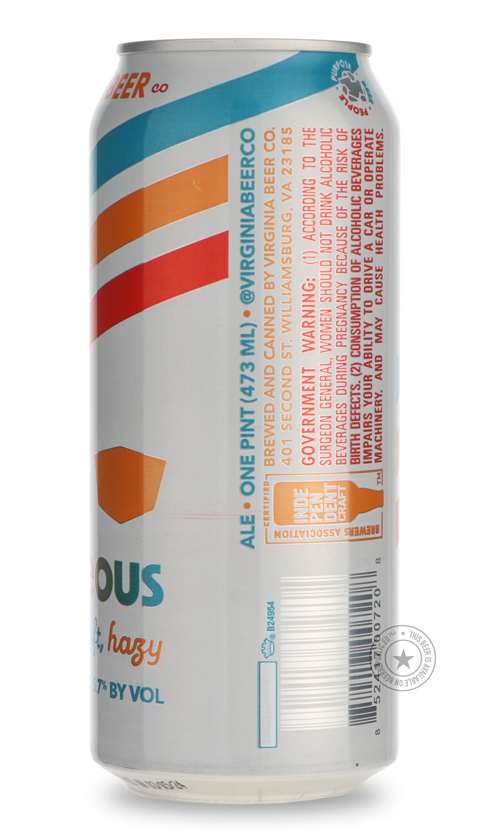 -The Virginia Beer Company- Gorgeous Citra-IPA- Only @ Beer Republic - The best online beer store for American & Canadian craft beer - Buy beer online from the USA and Canada - Bier online kopen - Amerikaans bier kopen - Craft beer store - Craft beer kopen - Amerikanisch bier kaufen - Bier online kaufen - Acheter biere online - IPA - Stout - Porter - New England IPA - Hazy IPA - Imperial Stout - Barrel Aged - Barrel Aged Imperial Stout - Brown - Dark beer - Blond - Blonde - Pilsner - Lager - Wheat - Weizen