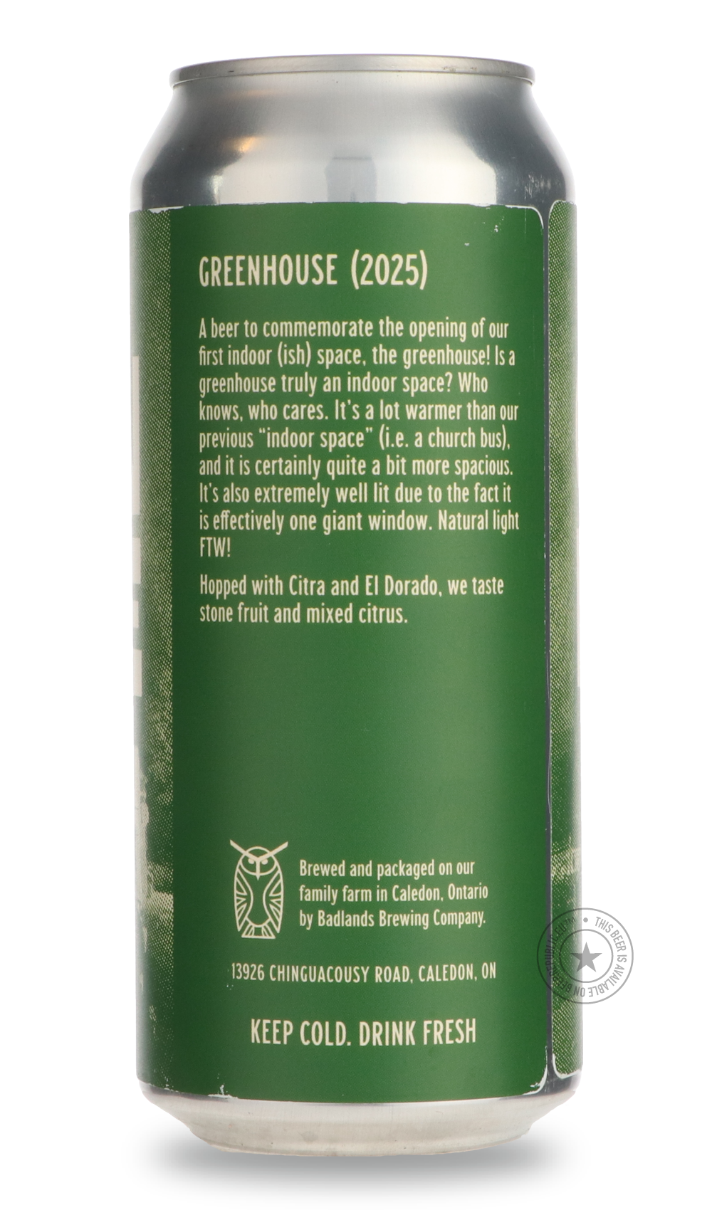 Badlands- Greenhouse-IPA- Only @ Beer Republic - The best online beer store for American & Canadian craft beer - Buy beer online from the USA and Canada - Bier online kopen - Amerikaans bier kopen - Craft beer store - Craft beer kopen - Amerikanisch bier kaufen - Bier online kaufen - Acheter biere online - IPA - Stout - Porter - New England IPA - Hazy IPA - Imperial Stout - Barrel Aged - Barrel Aged Imperial Stout - Brown - Dark beer - Blond - Blonde - Pilsner - Lager - Wheat - Weizen - Amber - Barley Wine