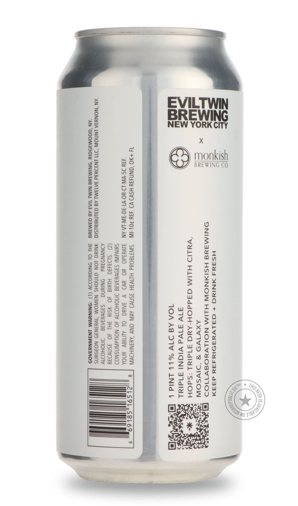 HOW ABOUT ONE OF YOUR EVIL-TWIN-TYPE LONG BEER NAMES? / Monkish