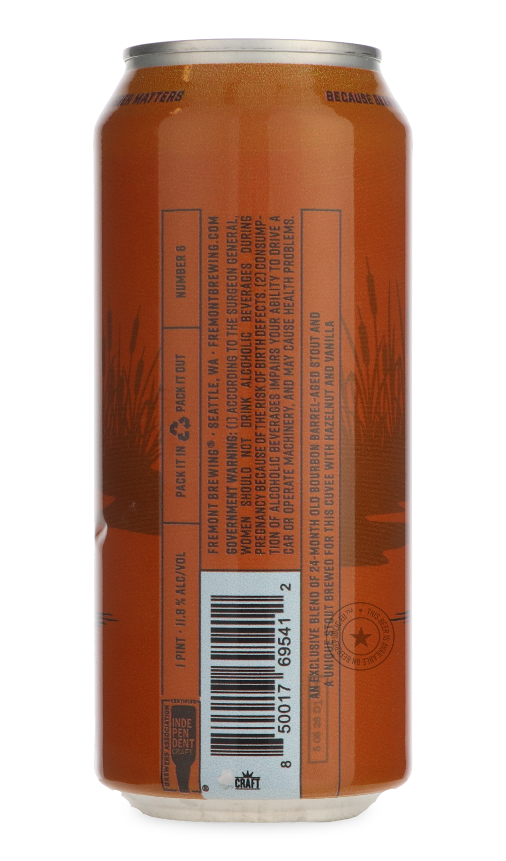 Fremont- Hazelnut & Vanilla – Barrel-Aged Cuvee-Brown & Dark- Only @ Beer Republic - The best online beer store for American & Canadian craft beer - Buy beer online from the USA and Canada - Bier online kopen - Amerikaans bier kopen - Craft beer store - Craft beer kopen - Amerikanisch bier kaufen - Bier online kaufen - Acheter biere online - IPA - Stout - Porter - New England IPA - Hazy IPA - Imperial Stout - Barrel Aged - Barrel Aged Imperial Stout - Brown - Dark beer - Blond - Blonde - Pilsner - Lager - W