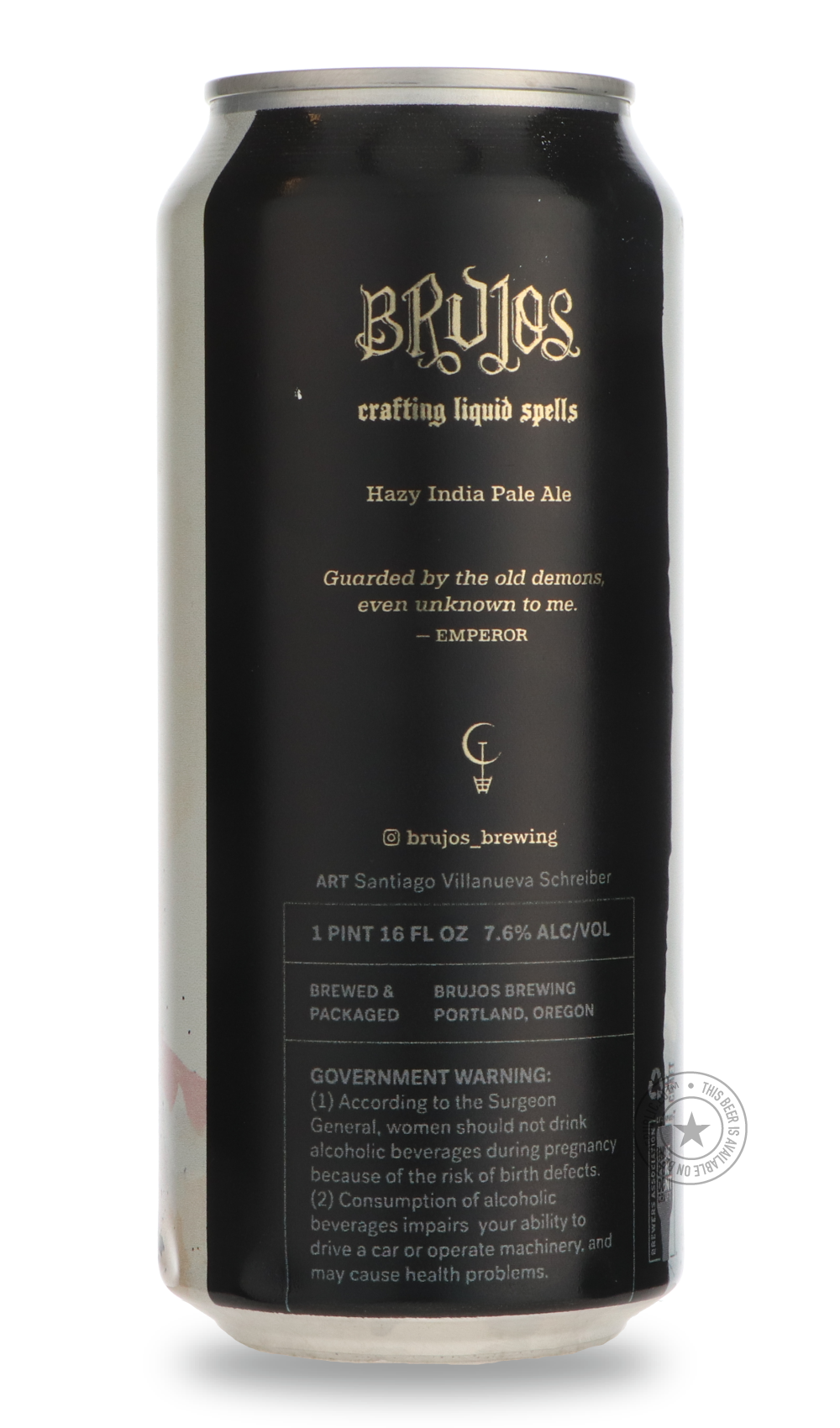 -Brujos- I Am Them...-IPA- Only @ Beer Republic - The best online beer store for American & Canadian craft beer - Buy beer online from the USA and Canada - Bier online kopen - Amerikaans bier kopen - Craft beer store - Craft beer kopen - Amerikanisch bier kaufen - Bier online kaufen - Acheter biere online - IPA - Stout - Porter - New England IPA - Hazy IPA - Imperial Stout - Barrel Aged - Barrel Aged Imperial Stout - Brown - Dark beer - Blond - Blonde - Pilsner - Lager - Wheat - Weizen - Amber - Barley Wine