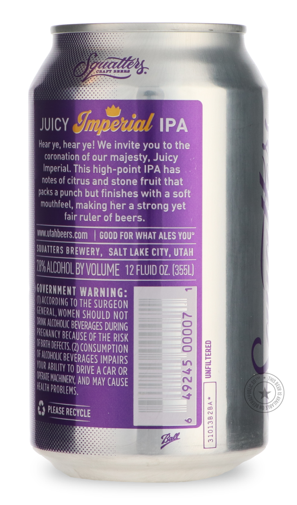 Squatters- Juicy Imperial IPA-IPA- Only @ Beer Republic - The best online beer store for American & Canadian craft beer - Buy beer online from the USA and Canada - Bier online kopen - Amerikaans bier kopen - Craft beer store - Craft beer kopen - Amerikanisch bier kaufen - Bier online kaufen - Acheter biere online - IPA - Stout - Porter - New England IPA - Hazy IPA - Imperial Stout - Barrel Aged - Barrel Aged Imperial Stout - Brown - Dark beer - Blond - Blonde - Pilsner - Lager - Wheat - Weizen - Amber - Bar