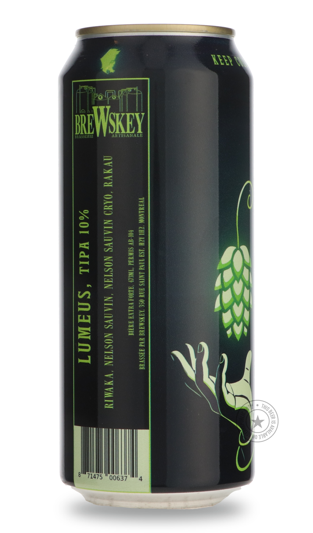 -Brewskey- LUMEUS-IPA- Only @ Beer Republic - The best online beer store for American & Canadian craft beer - Buy beer online from the USA and Canada - Bier online kopen - Amerikaans bier kopen - Craft beer store - Craft beer kopen - Amerikanisch bier kaufen - Bier online kaufen - Acheter biere online - IPA - Stout - Porter - New England IPA - Hazy IPA - Imperial Stout - Barrel Aged - Barrel Aged Imperial Stout - Brown - Dark beer - Blond - Blonde - Pilsner - Lager - Wheat - Weizen - Amber - Barley Wine - Q