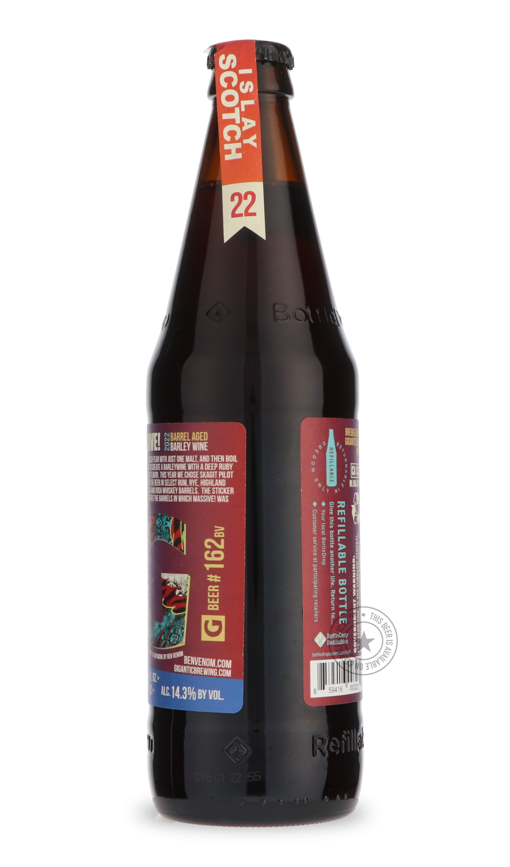 -Gigantic- Massive! (Islay Scotch Barrel 2022)-Brown & Dark- Only @ Beer Republic - The best online beer store for American & Canadian craft beer - Buy beer online from the USA and Canada - Bier online kopen - Amerikaans bier kopen - Craft beer store - Craft beer kopen - Amerikanisch bier kaufen - Bier online kaufen - Acheter biere online - IPA - Stout - Porter - New England IPA - Hazy IPA - Imperial Stout - Barrel Aged - Barrel Aged Imperial Stout - Brown - Dark beer - Blond - Blonde - Pilsner - Lager - Wh